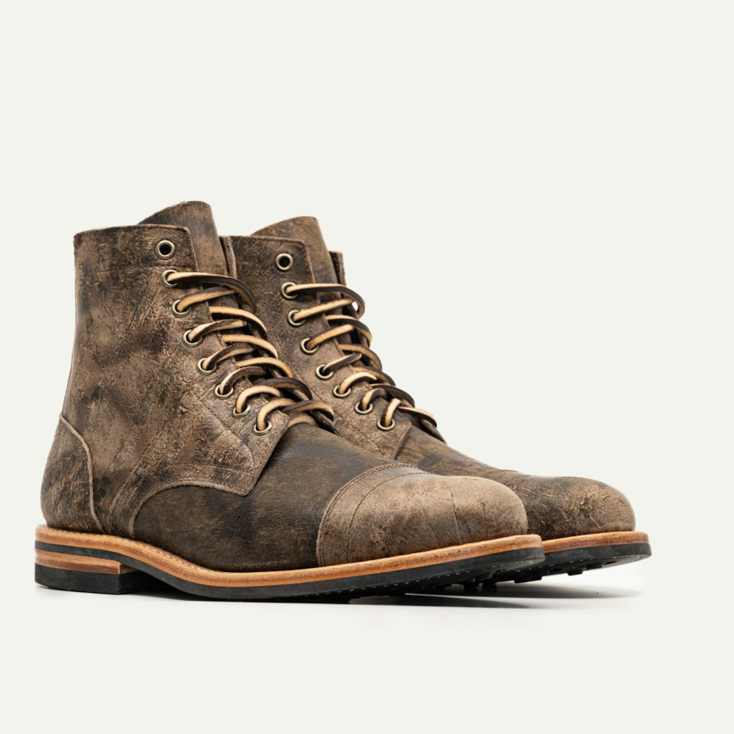 Cap-Toe Trench Boot - Stone Rambler, Dainite Sole - Made in USA