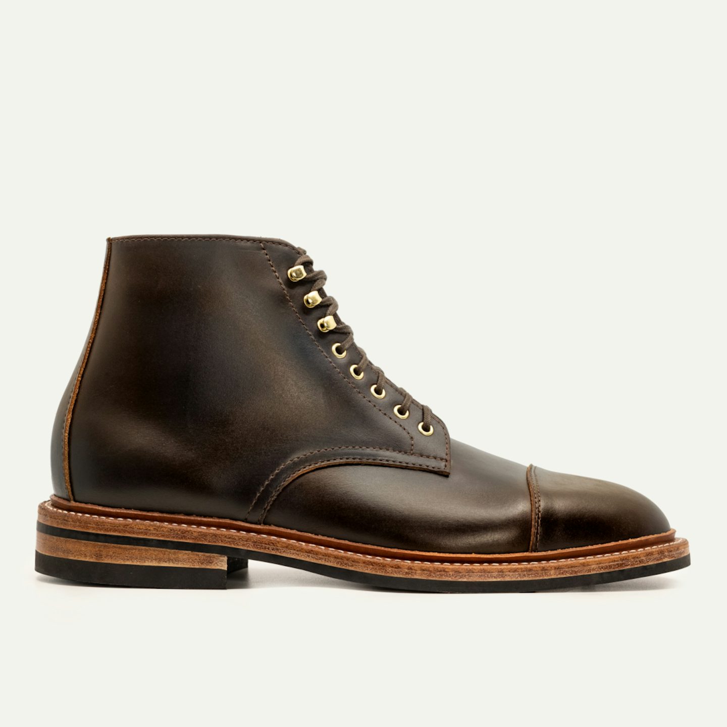 Cap-Toe Lakeshore Boot - Brown Chromexcel, Dainite Sole - Made in USA ...