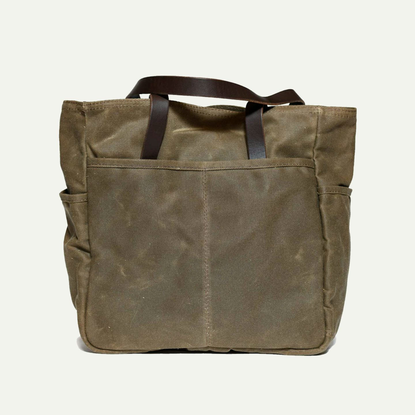 Utility Tote - Field Tan Waxed Canvas - Made in USA | Oak Street Bootmakers