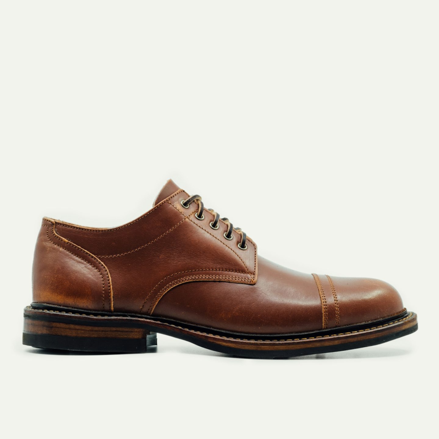 Cap-Toe Trench Oxford - Tempesti Walnut Overdye Camello Asportabile ...