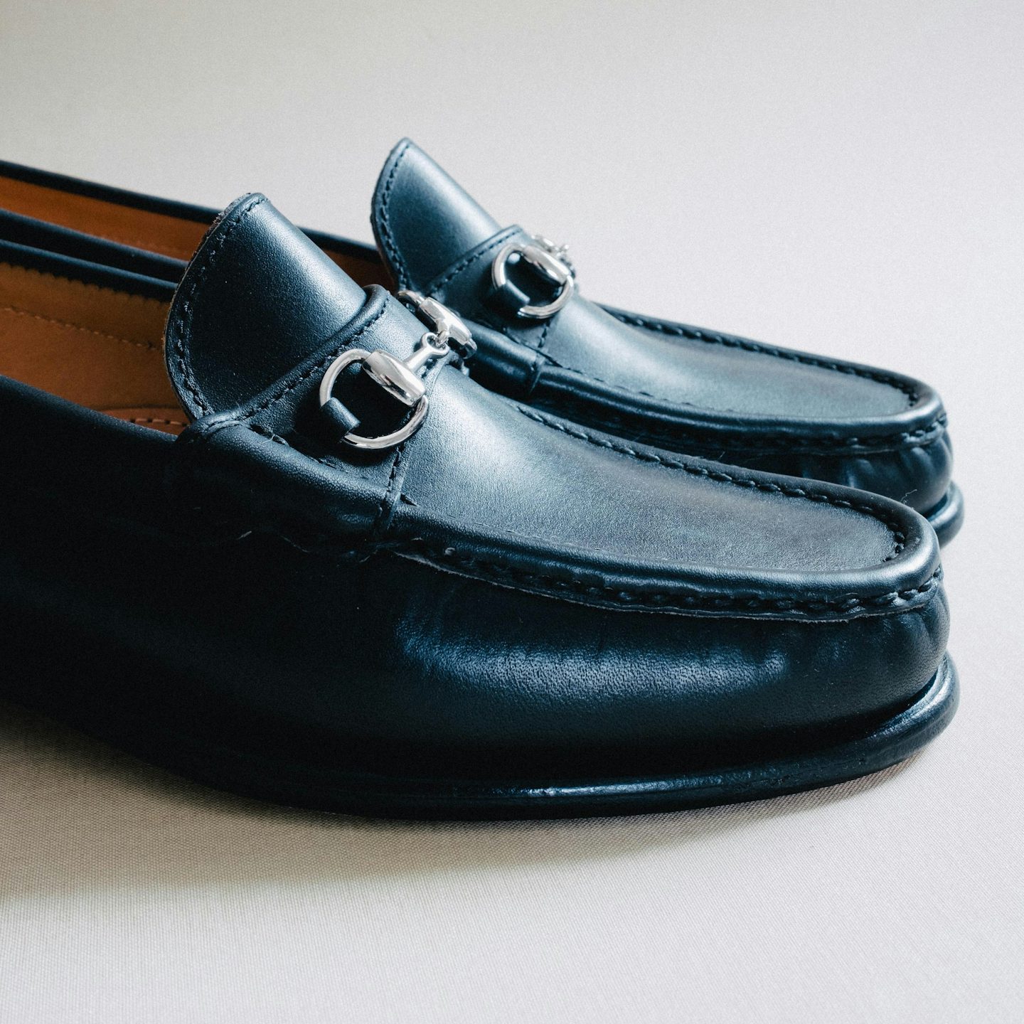 Bit Loafer - Black Calfskin, Leather Sole with Dovetail Toplift