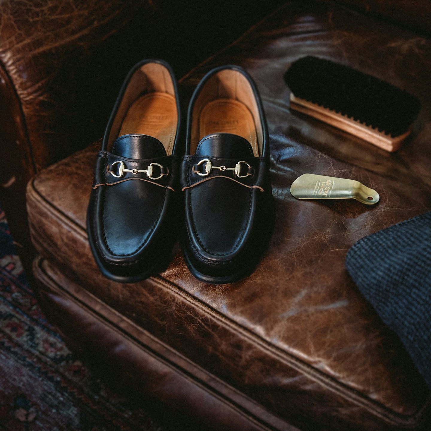 Bit Loafer - Black Chromexcel, Leather Sole with Dovetail
