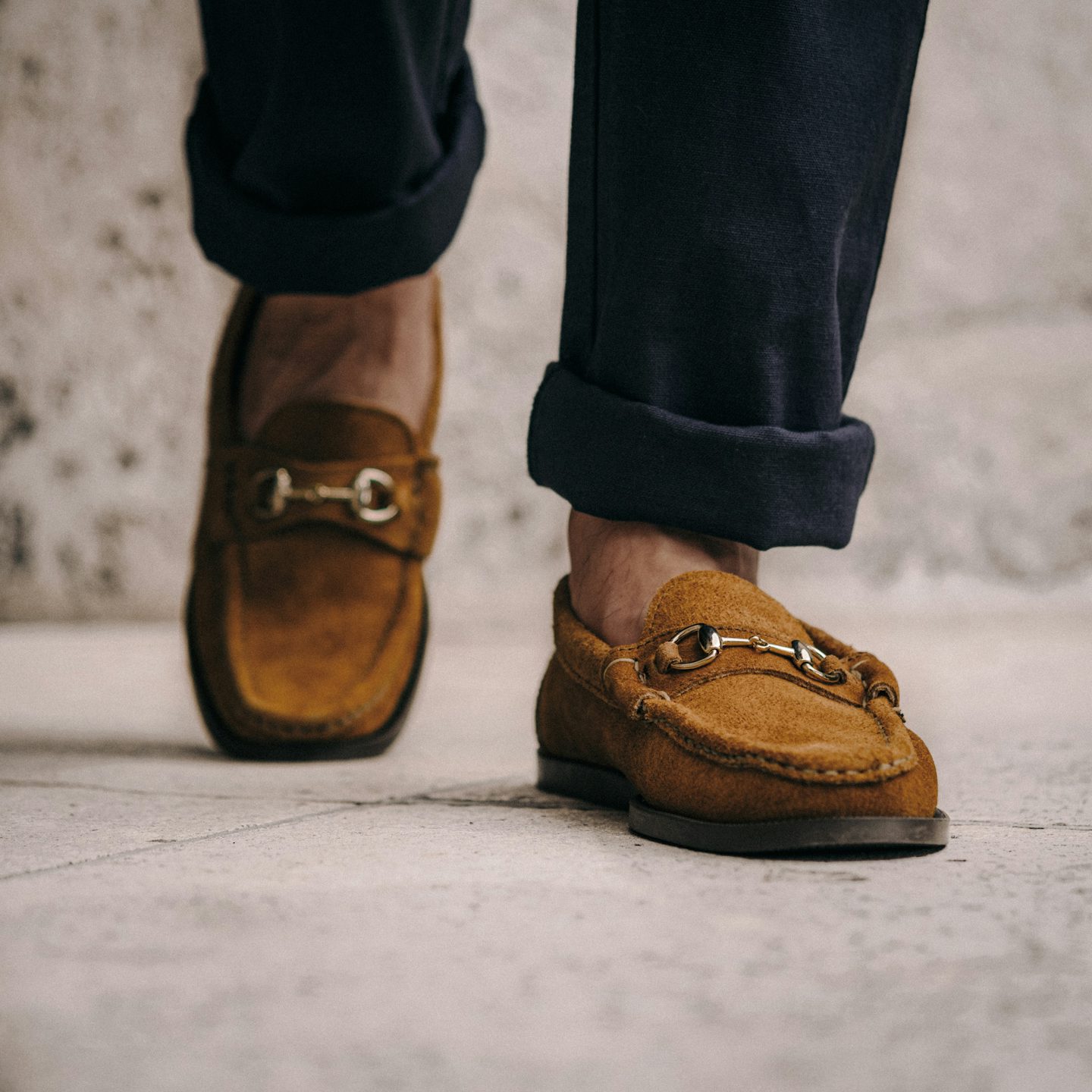 Bit Moc - Peanut Orion Suede, Camp Sole - Made in USA | Oak Street