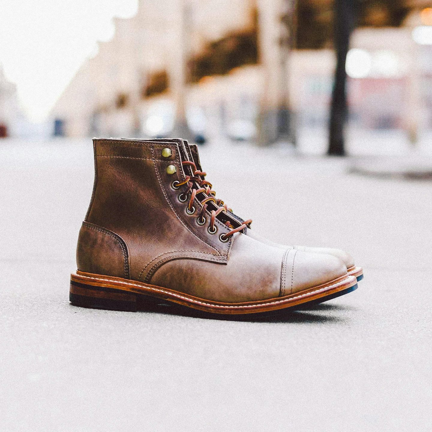 natural chromexcel boots