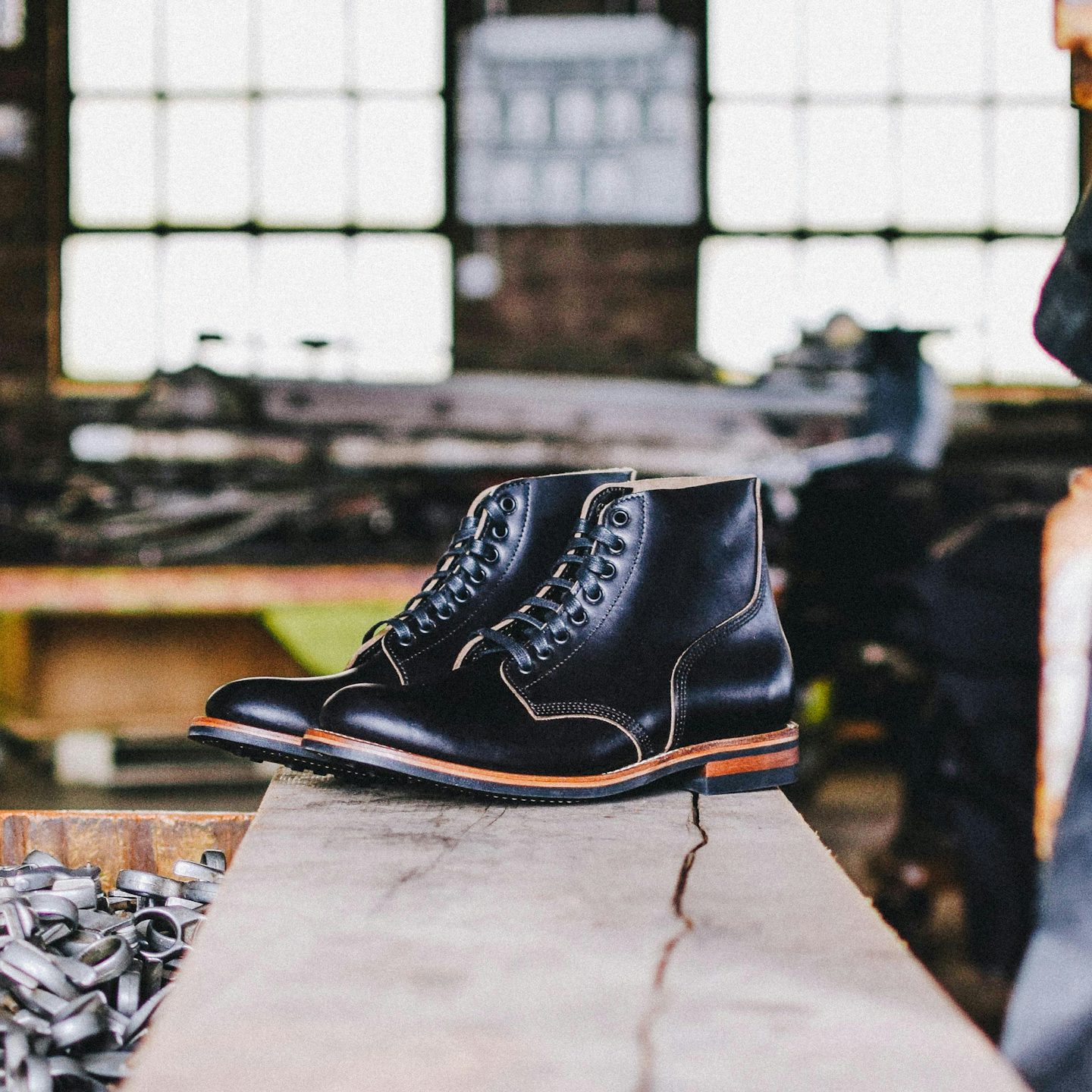 Black Chromexcel Field Boot - Detail Image One