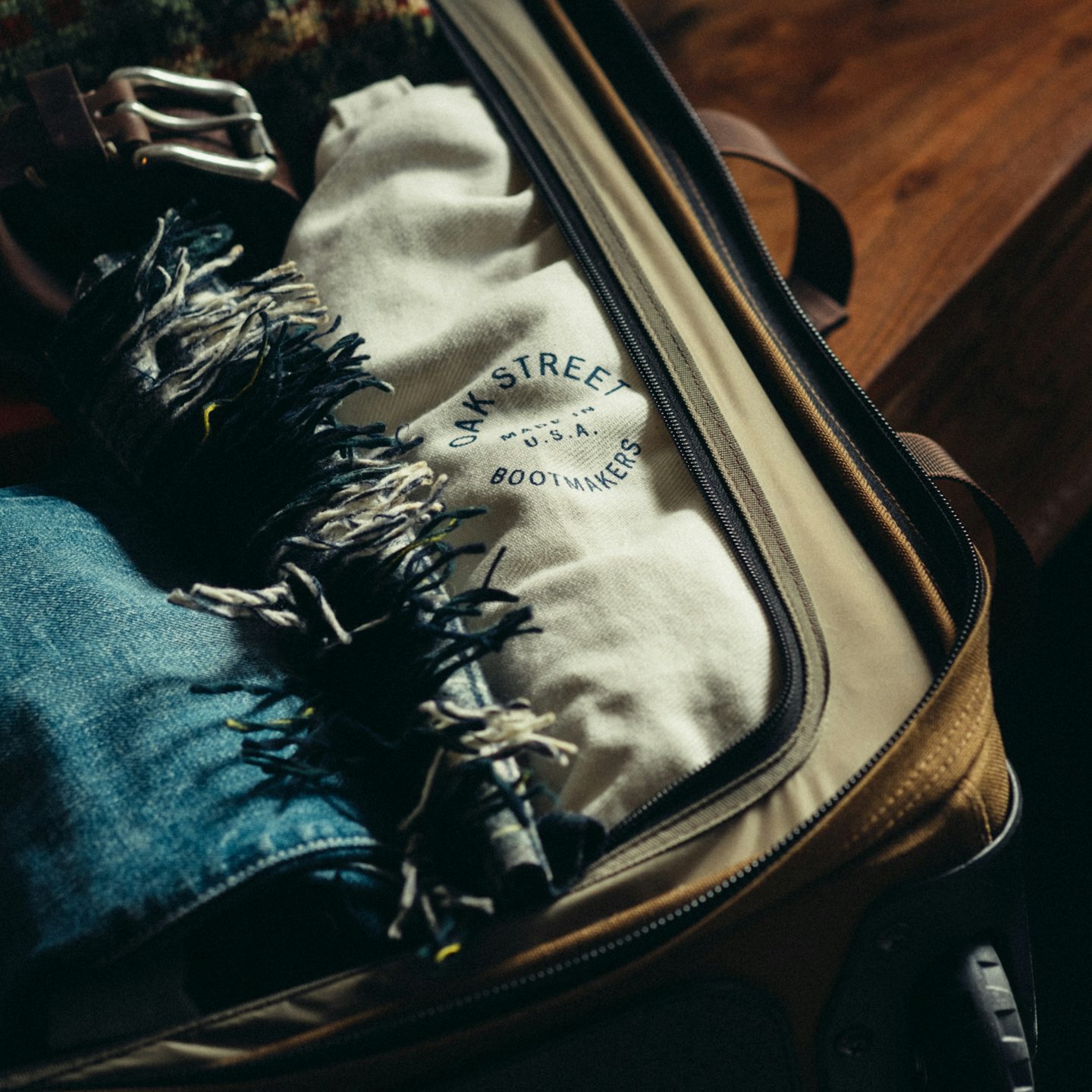 Shearling House Moc - Natural Chromexcel - Made in USA | Oak