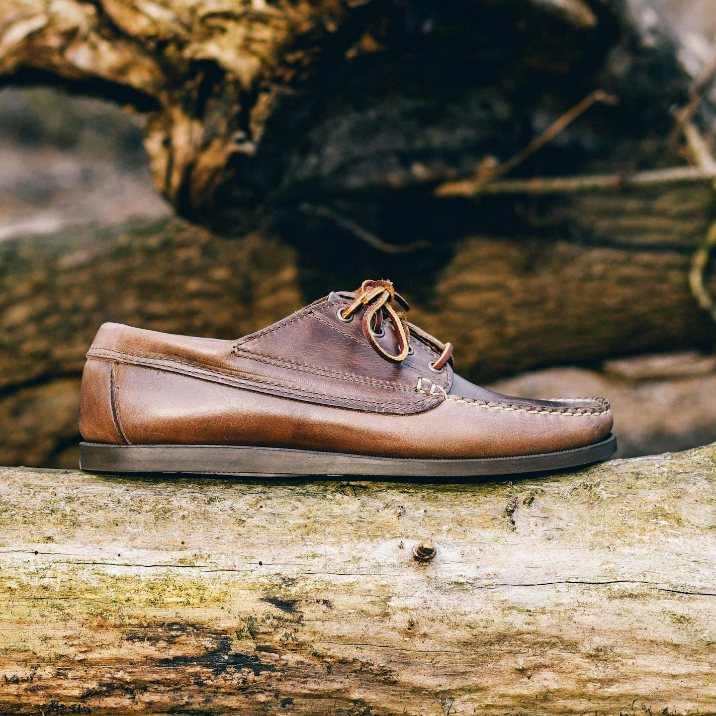 Natural Chromexcel Trail Oxford - Detail Image Two