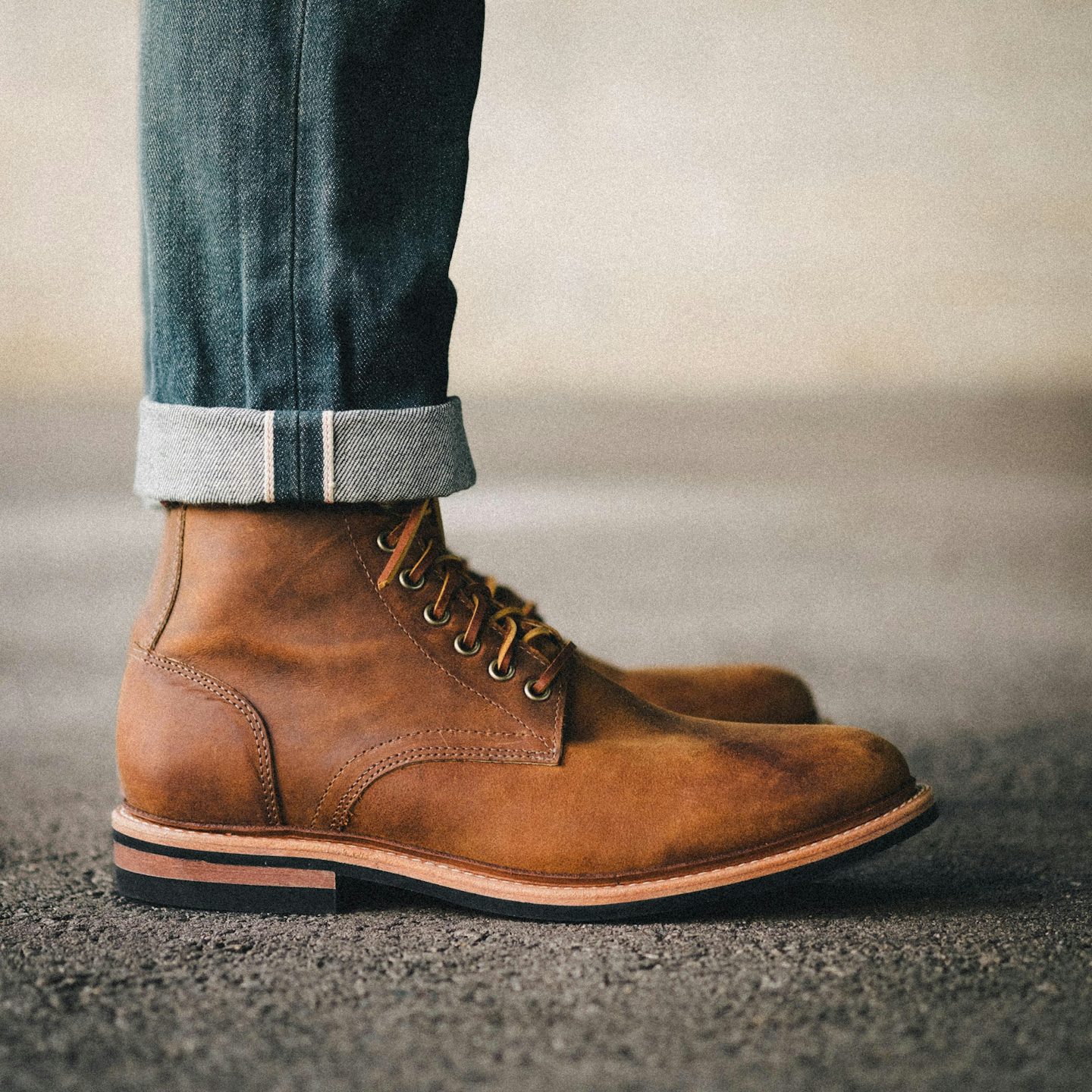 Trench Boot - Trail Crazy Horse, Dainite Sole - Made in USA | Oak