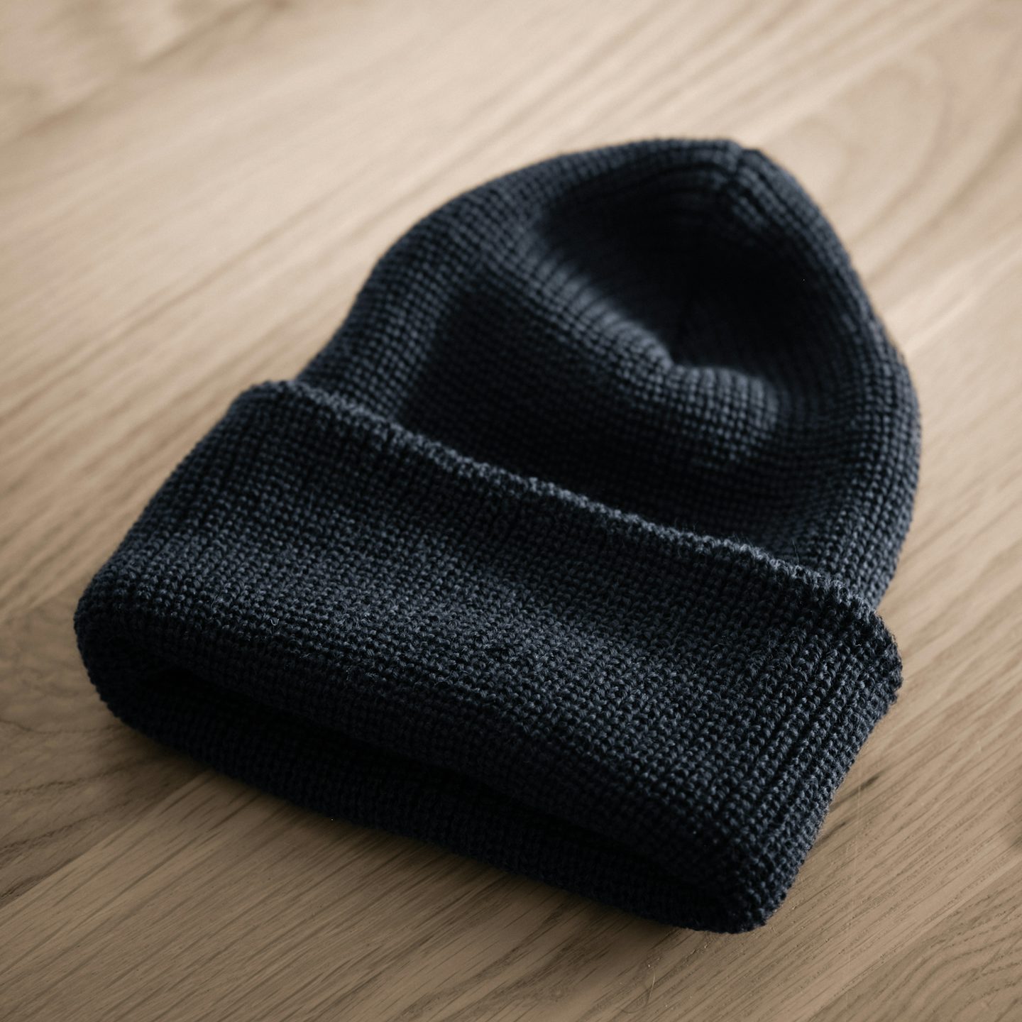 1975 NATO Watch Cap - Diplomat Navy Merino Wool Knit by Oak Street
