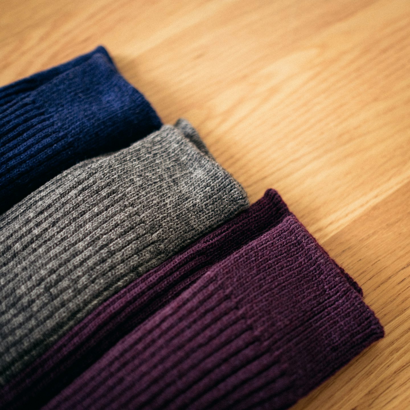 Mulberry Cashmere Wool Anonymous ISM Crew Sock - Detail Image One