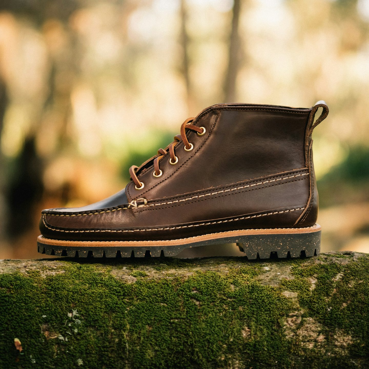 Brown Chromexcel Camp Boot - Detail Image One