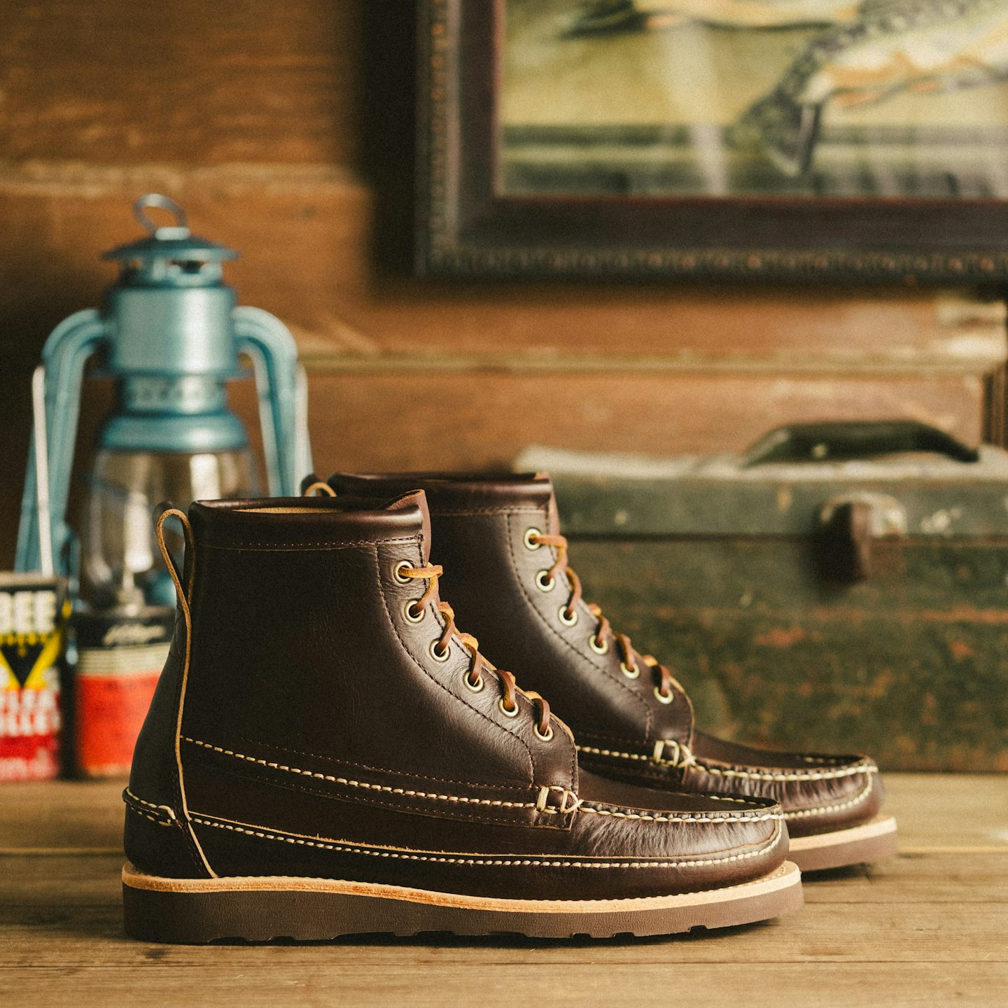Camp Boot - Horween Brown Chromexcel, Brown Vibram Christy Sole