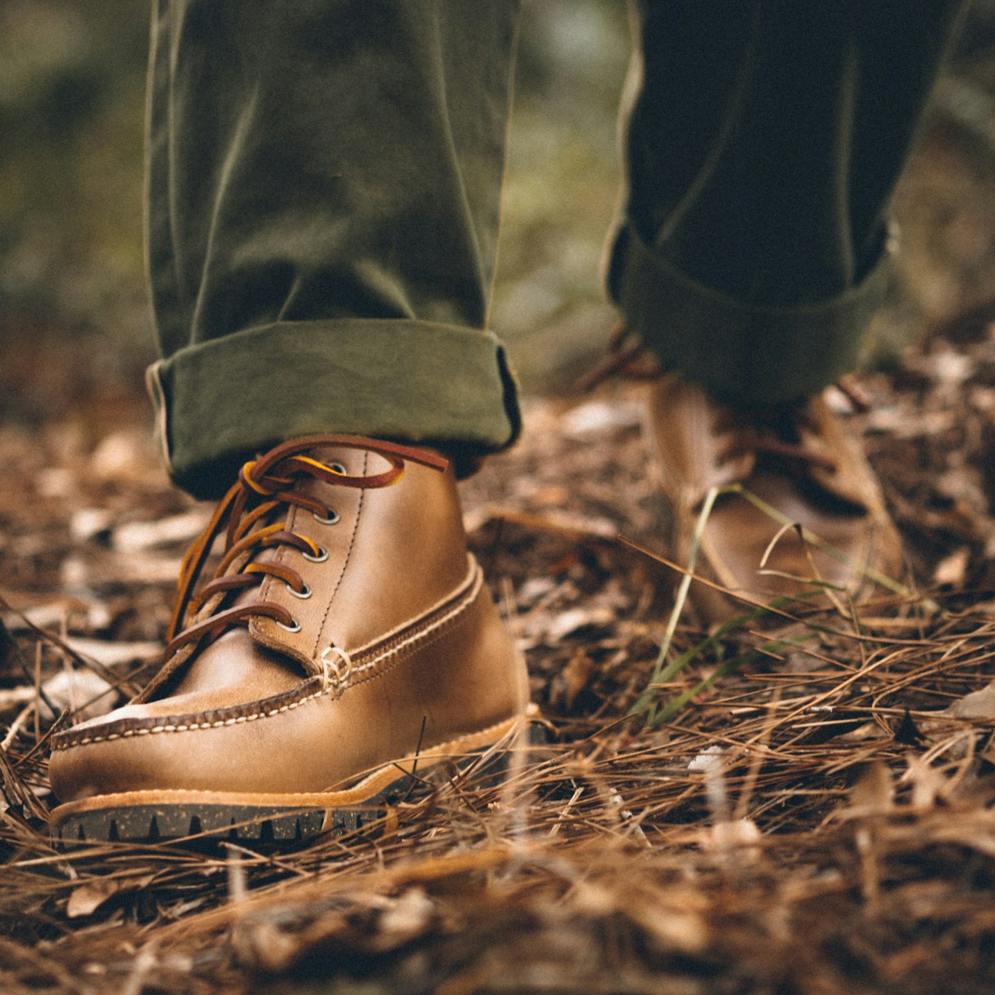 Natural Chromexcel Camp Boot - Detail Image One
