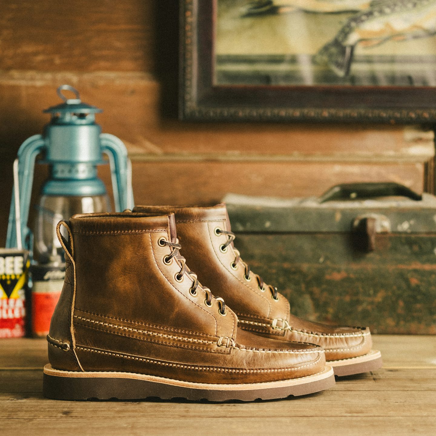 Camp Boot - Horween Natural Chromexcel, Vibram Christy Sole - Made