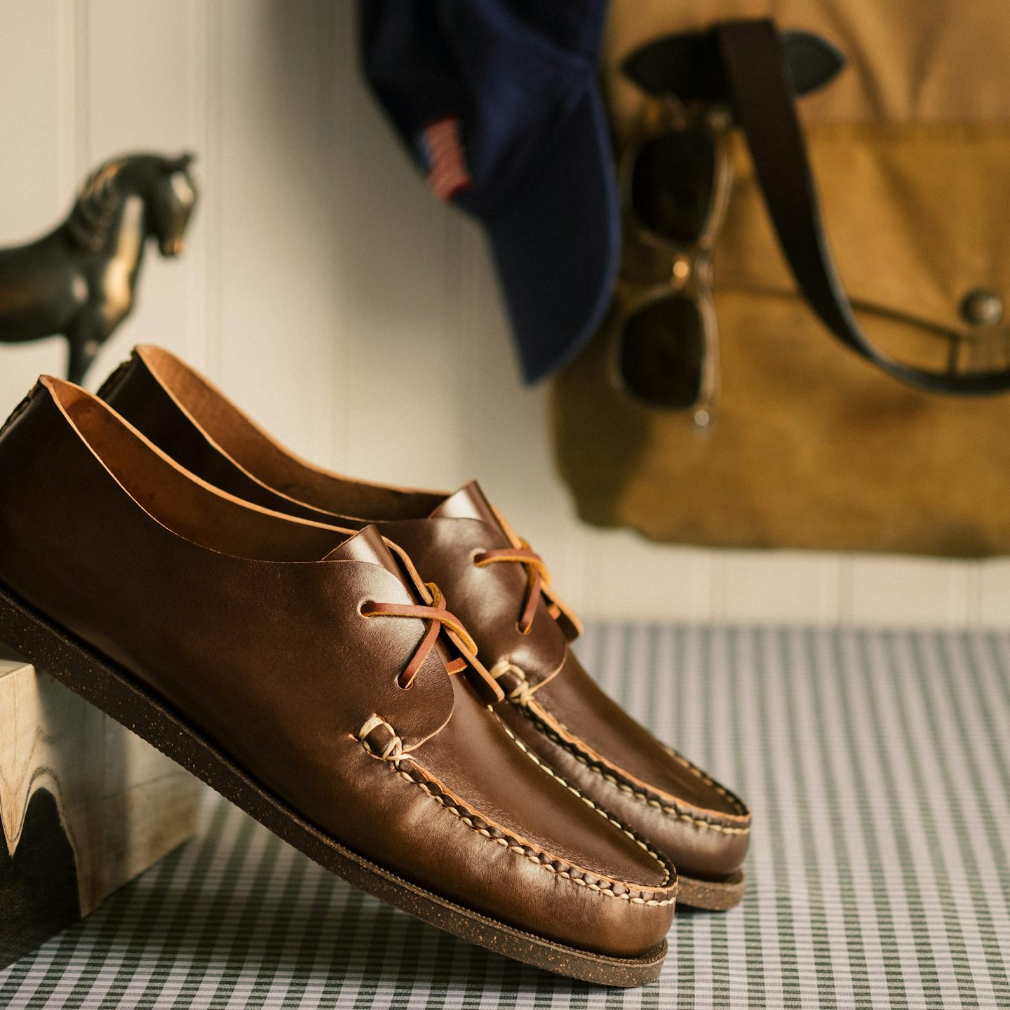 Campus Moc - Maryam Muschio Horse Rump, Cork Camp Sole - Made in