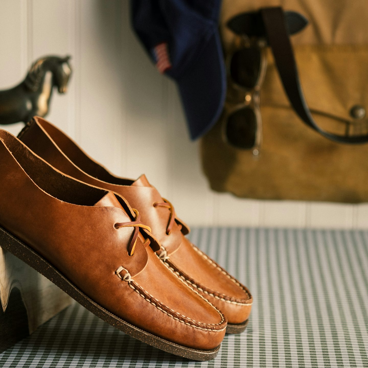 60s CAMPUS モヘア Campus Moc - Maryam Toscanello Horse Rump, Cork Camp Sole - Made