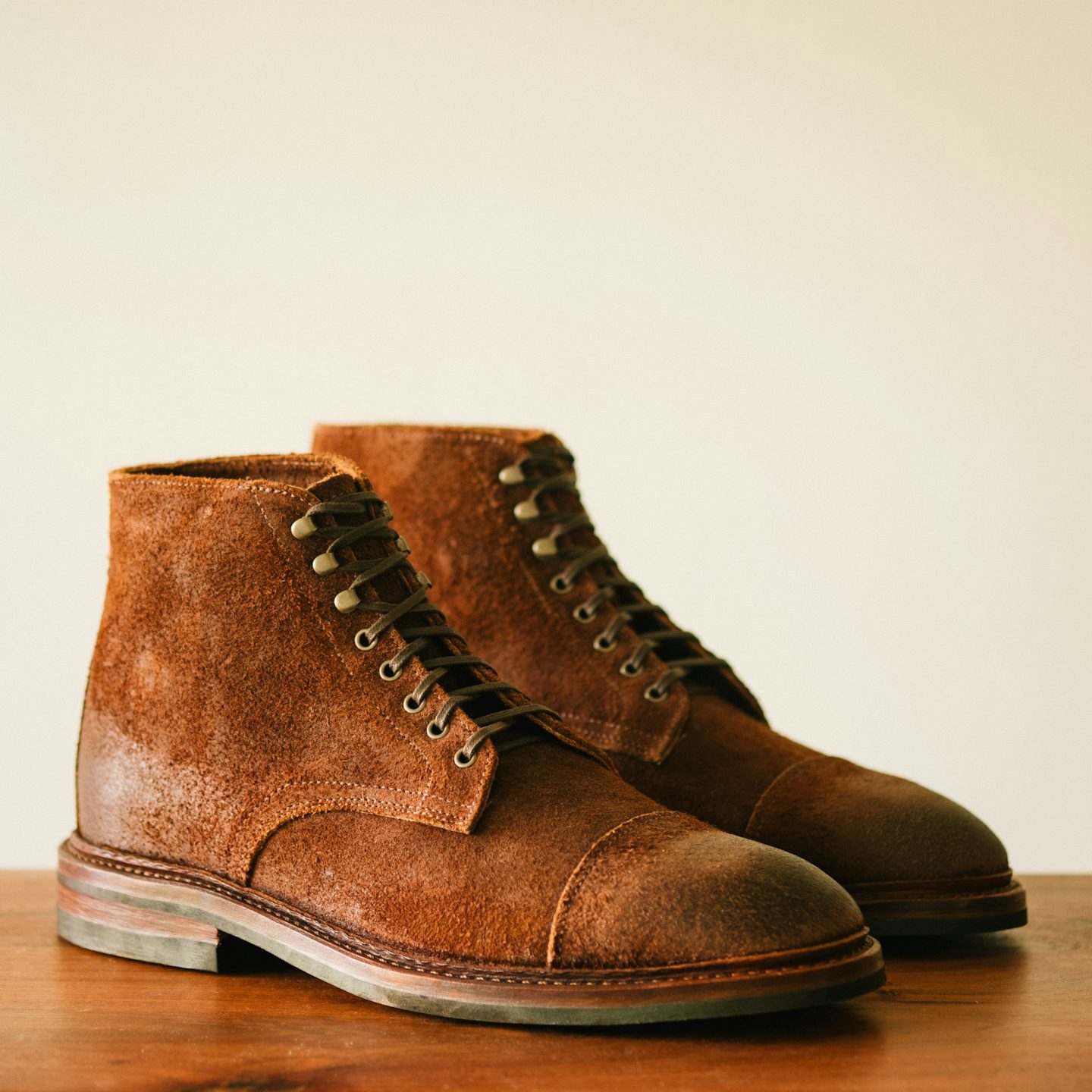 Roughout Trail Crazy Horse Cap-Toe Lakeshore Boot - Detail Image One