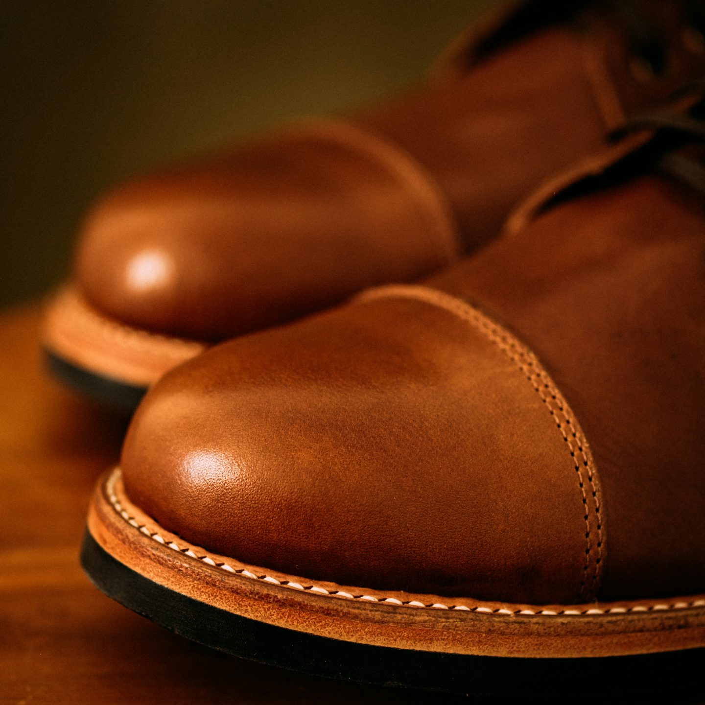 Whisky Classic Calf Cap-Toe Trench Oxford - Detail Image Two
