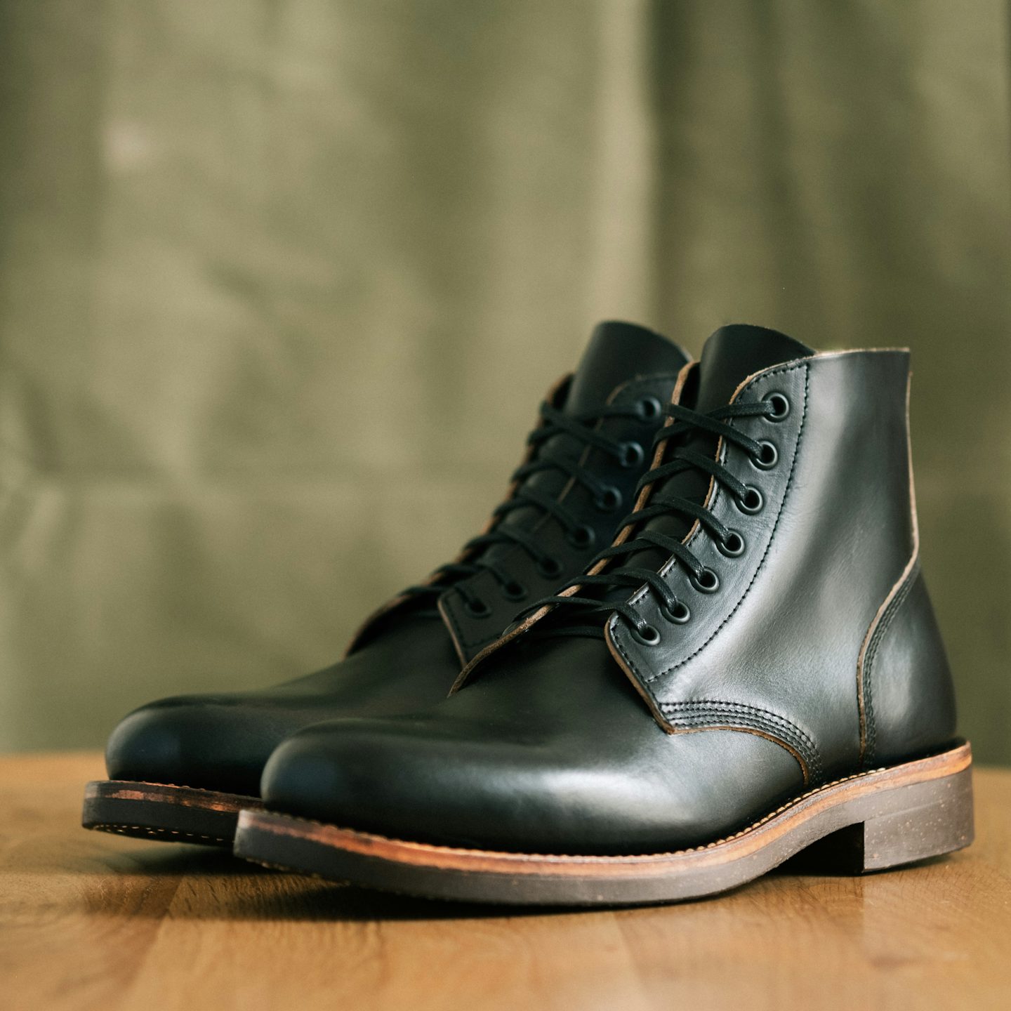 Black Chromexcel Field Boot - Detail Image One