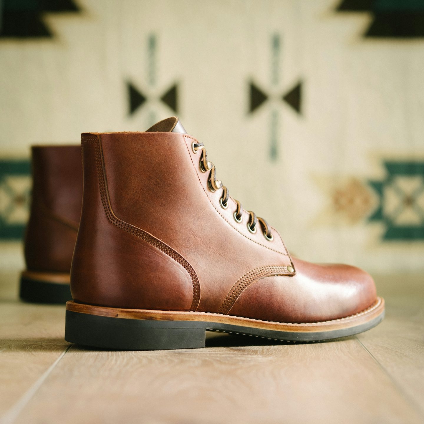 Mustang leather boots hotsell