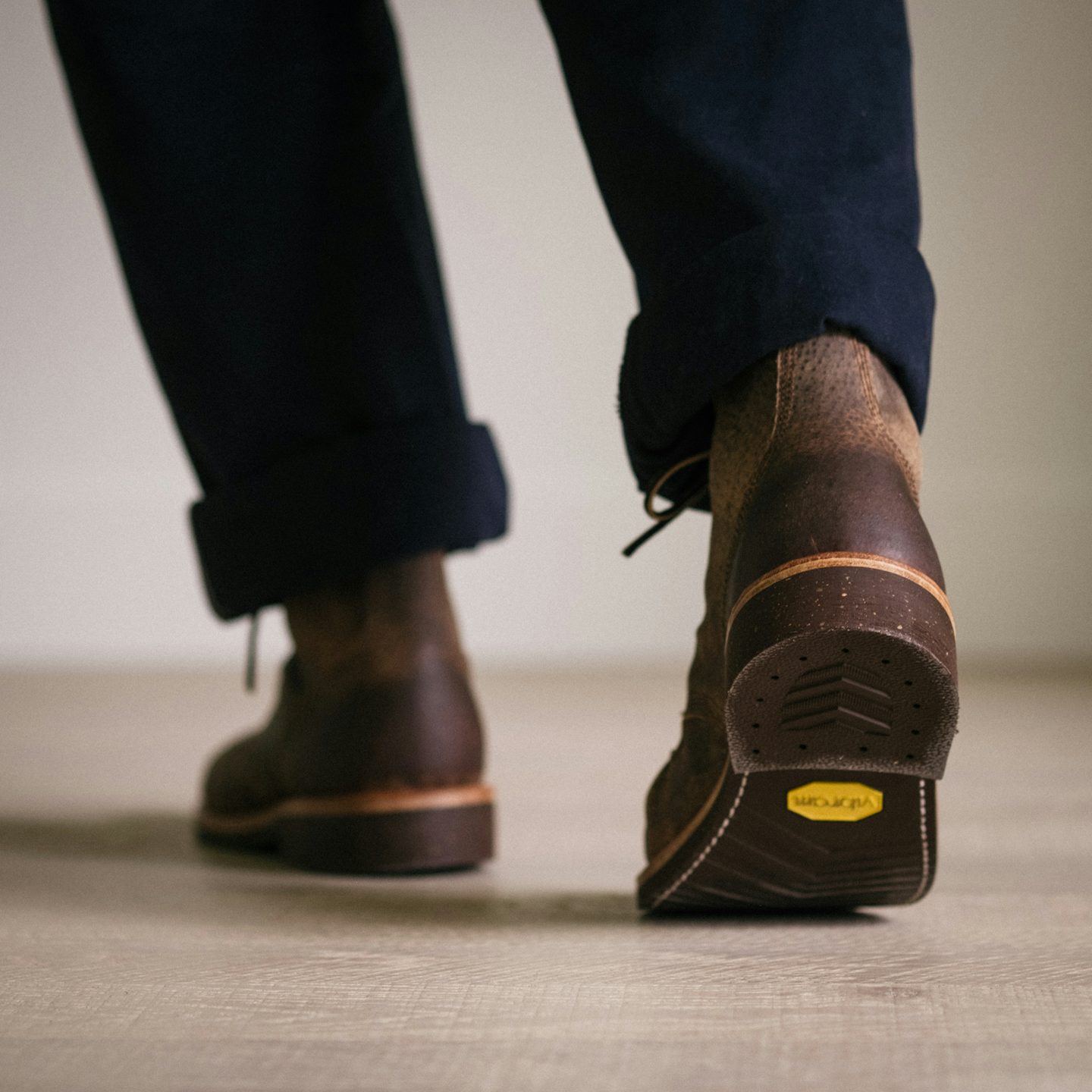 Field Boot - Light Waxy Wild Boar, Vibram 700 Cork Sole