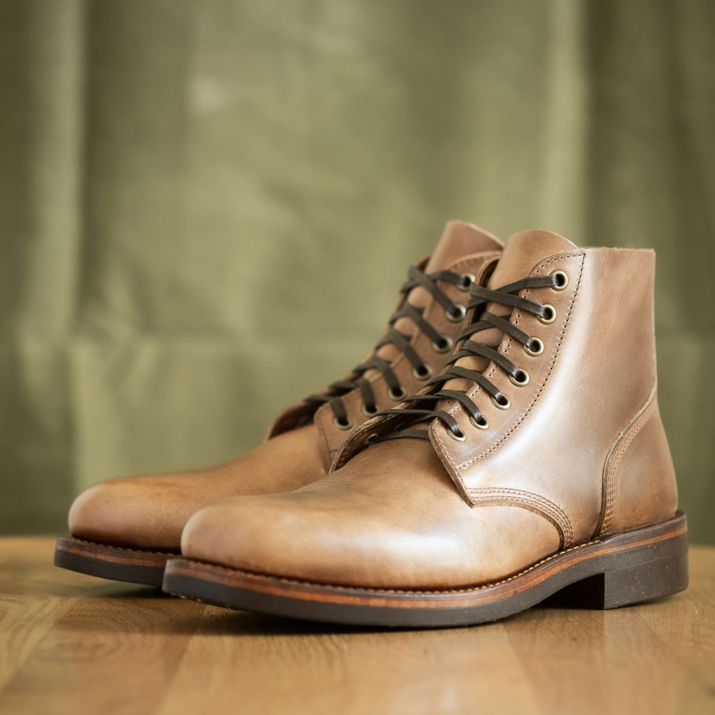Natural Chromexcel Field Boot - Detail Image One