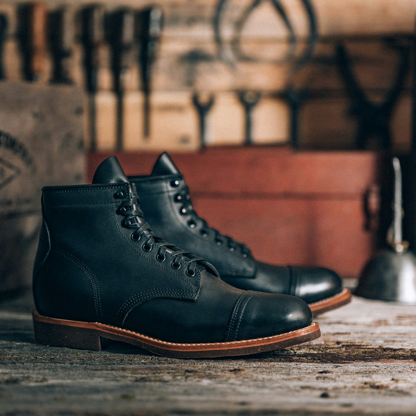 Mill Boot - Seidel Black Oil Tan, Vibram 430 Mini-Lug Sole - Made