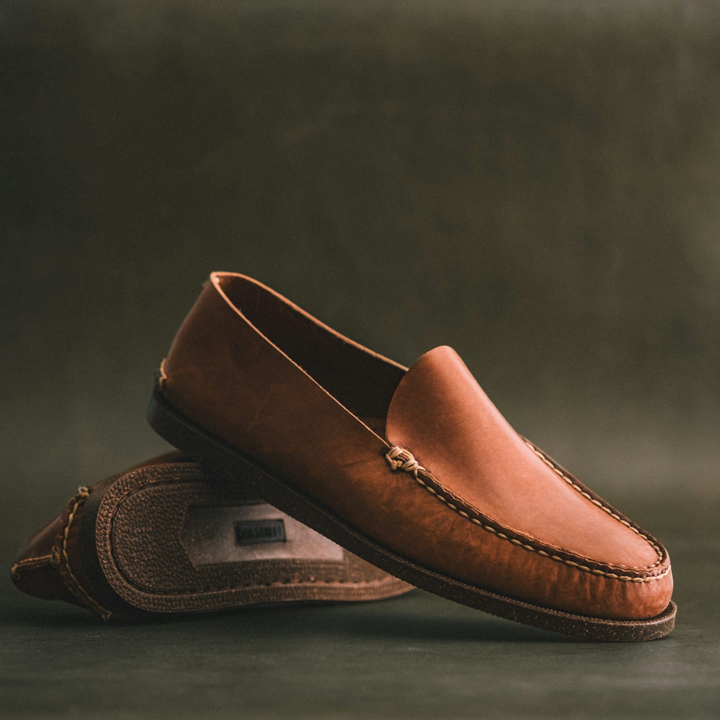 Slip Moc - Maryam Toscanello Horse Rump, Cork Camp Sole - Made in