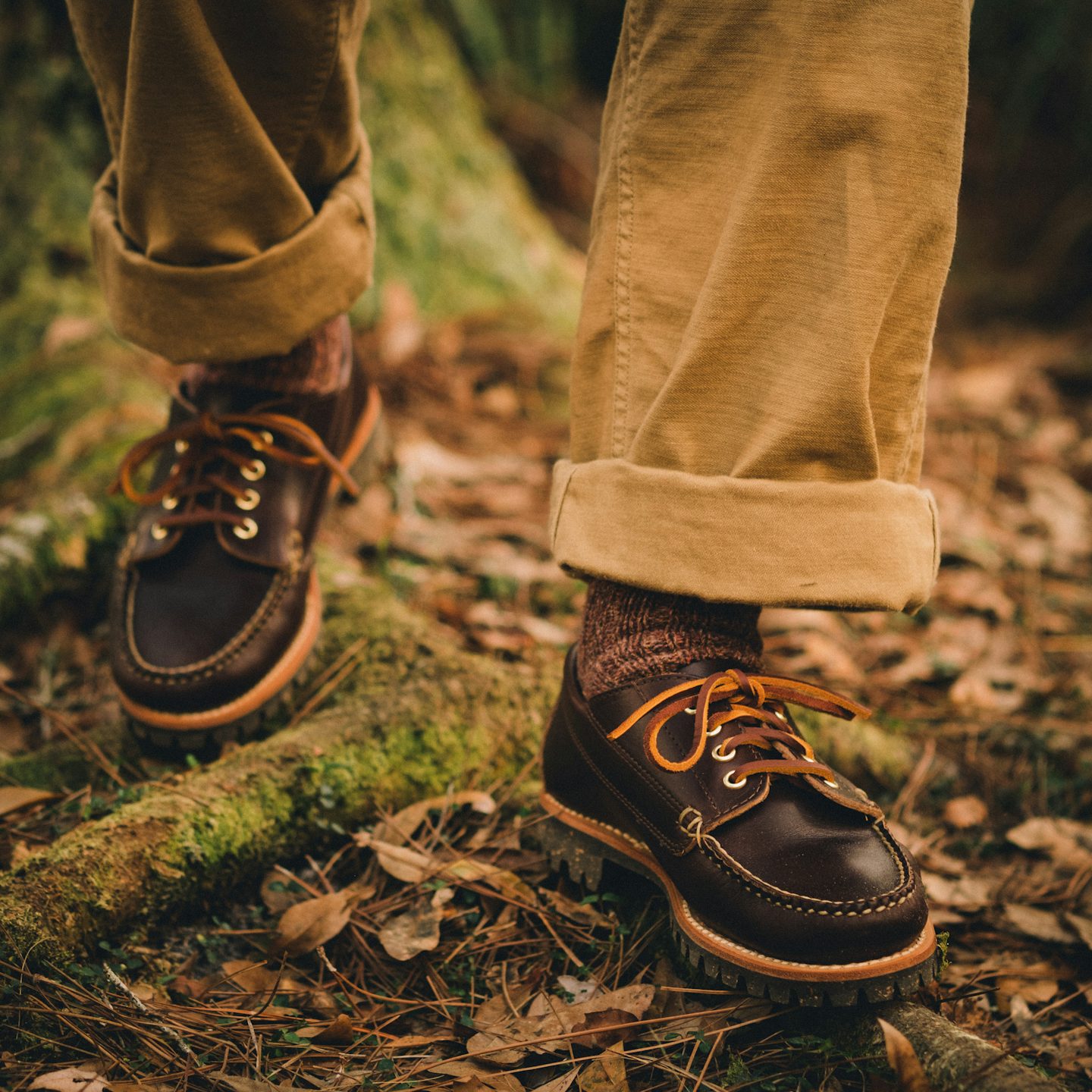 Brown Chromexcel Trail Oxford - Detail Image One