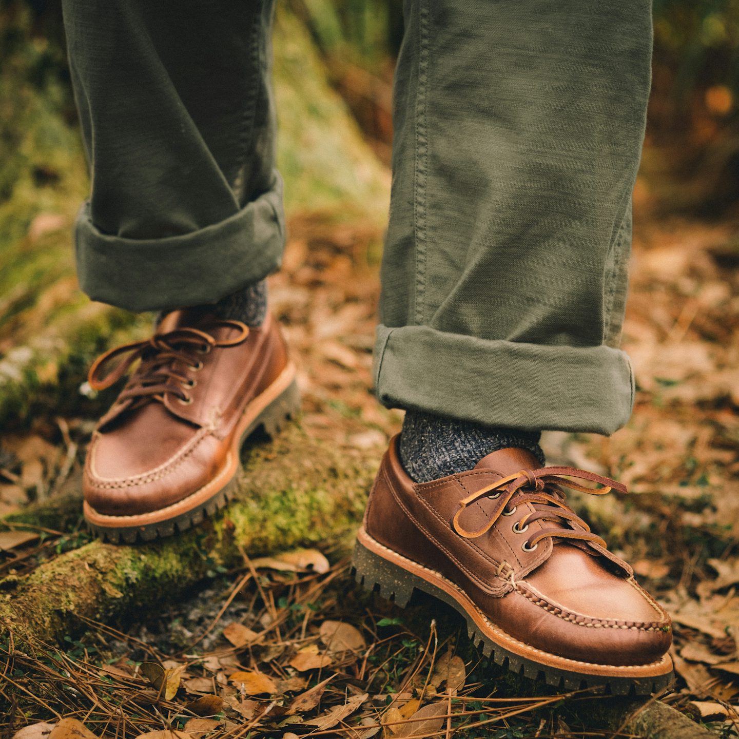 Natural Chromexcel Trail Oxford - Detail Image One