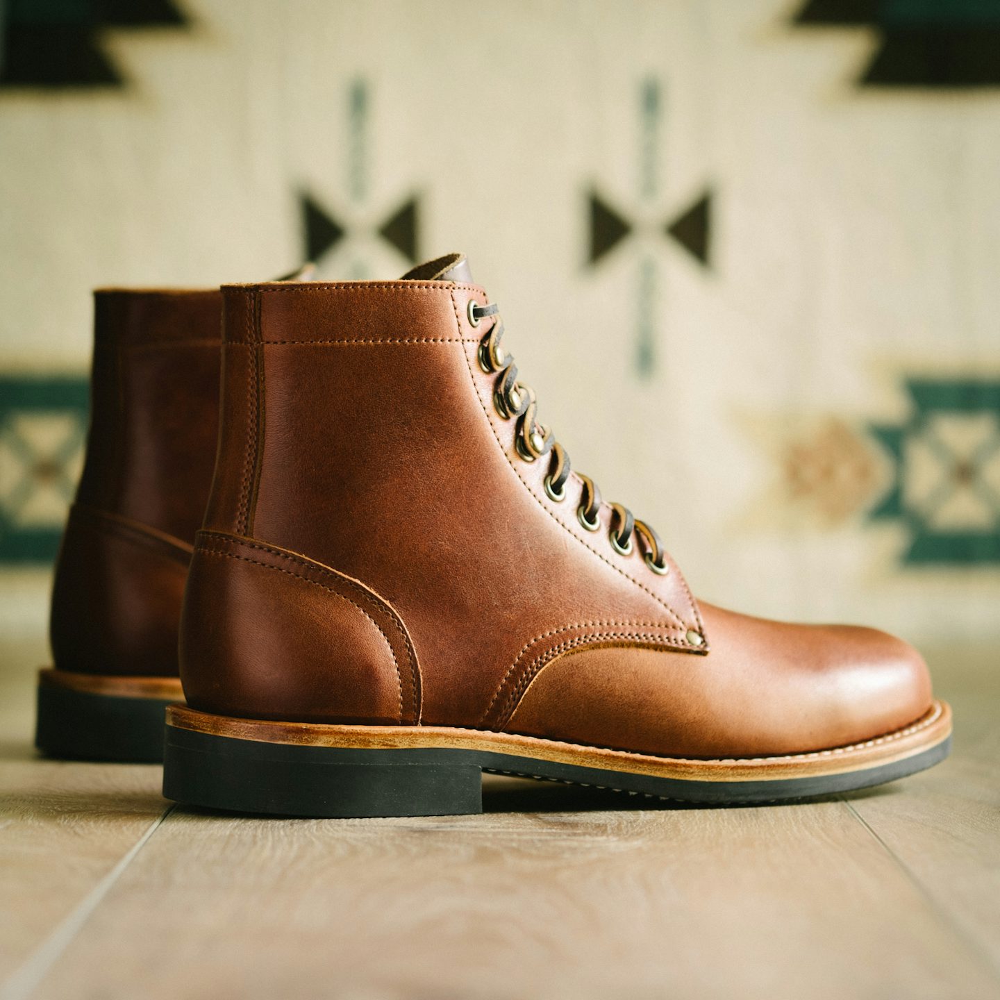 Light Brown Mustang Trench Boot - Detail Image Two