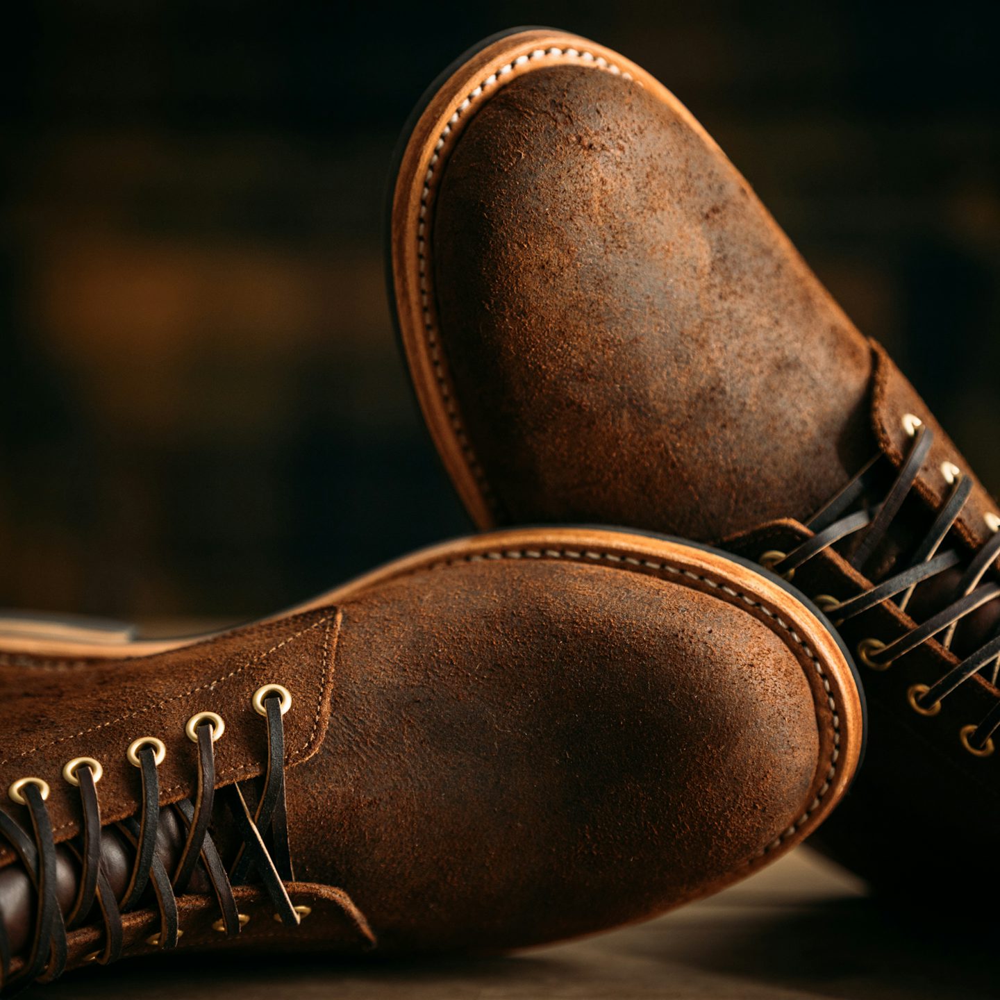 Trench Boot - CF Stead Snuff Waxy Mohawk, Dainite Rubber-Studded