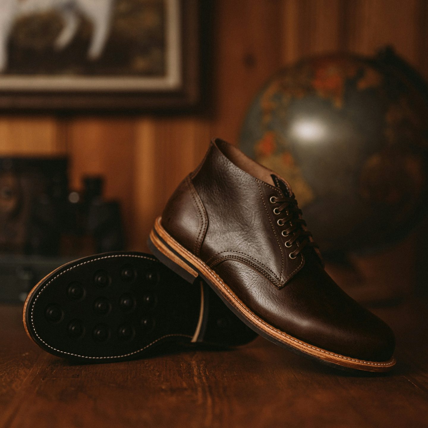 305 Mahogany Legend Trench Chukka - Detail Image One