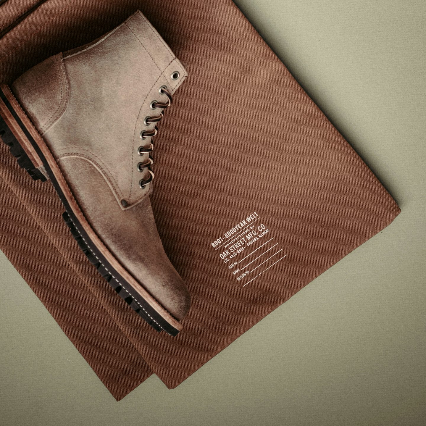 Type 10 Trench Boot - Natural Chromexcel Roughout - Made in USA