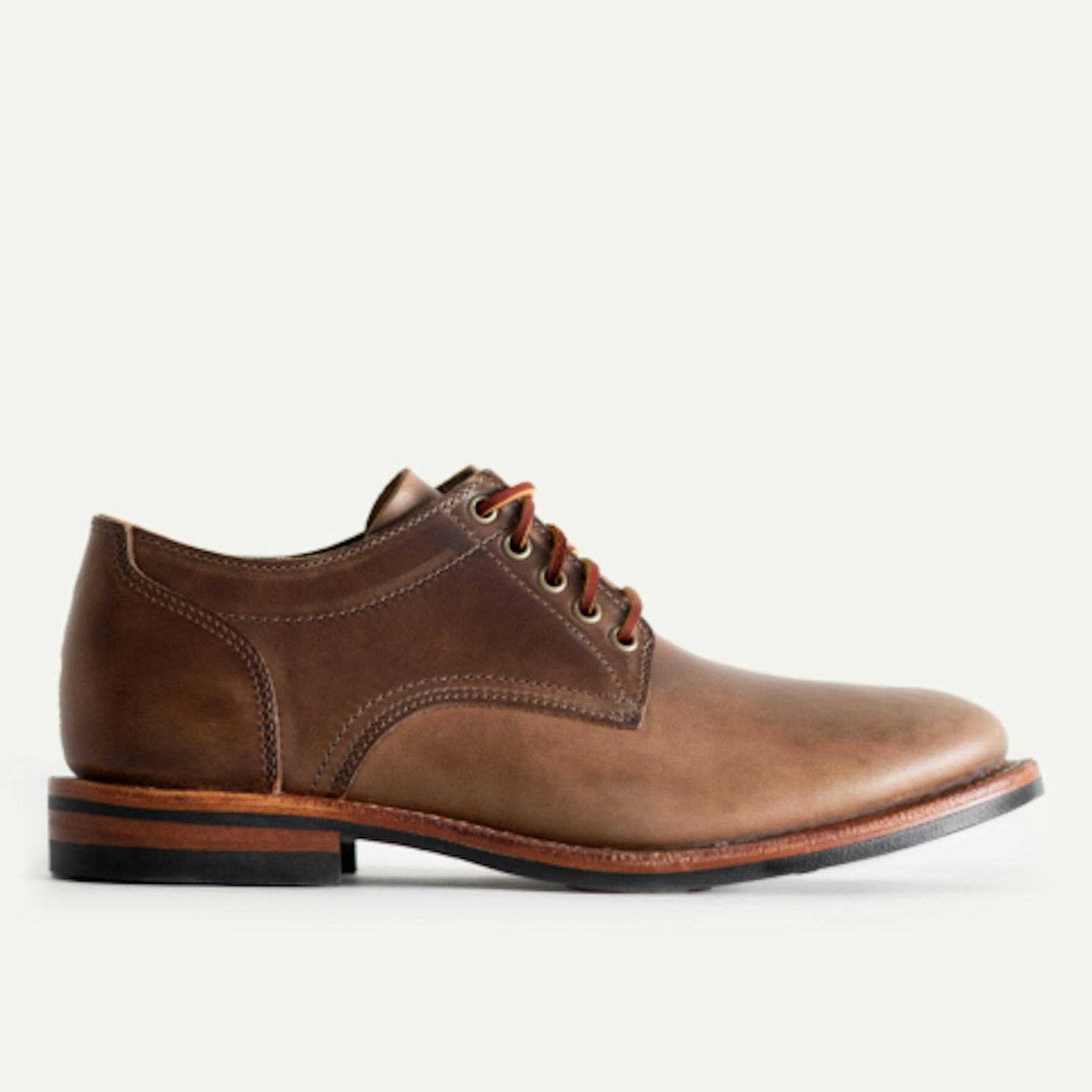 Trench Oxford - Horween Brown Chromexcel, Dainite Rubber-Studded