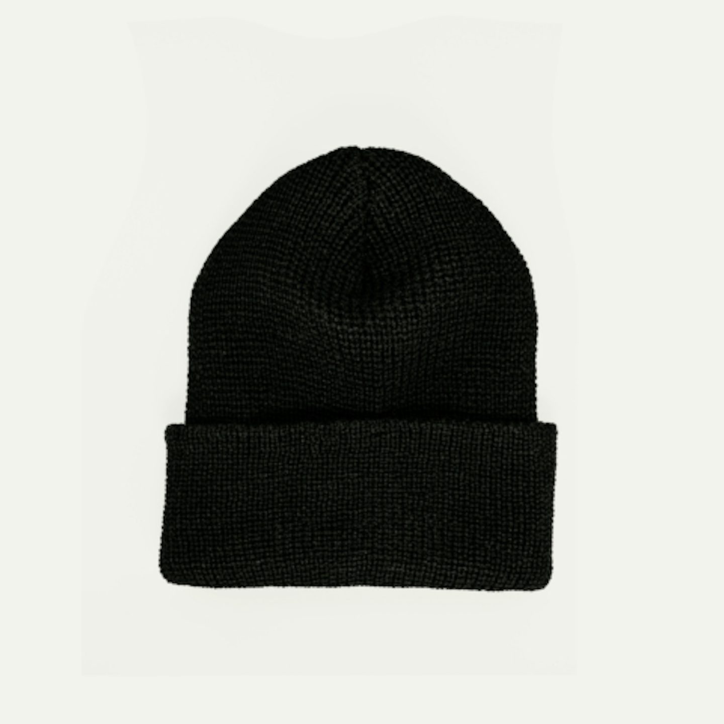 1975 NATO Watch Cap - Operator Black Merino Wool Knit by Oak