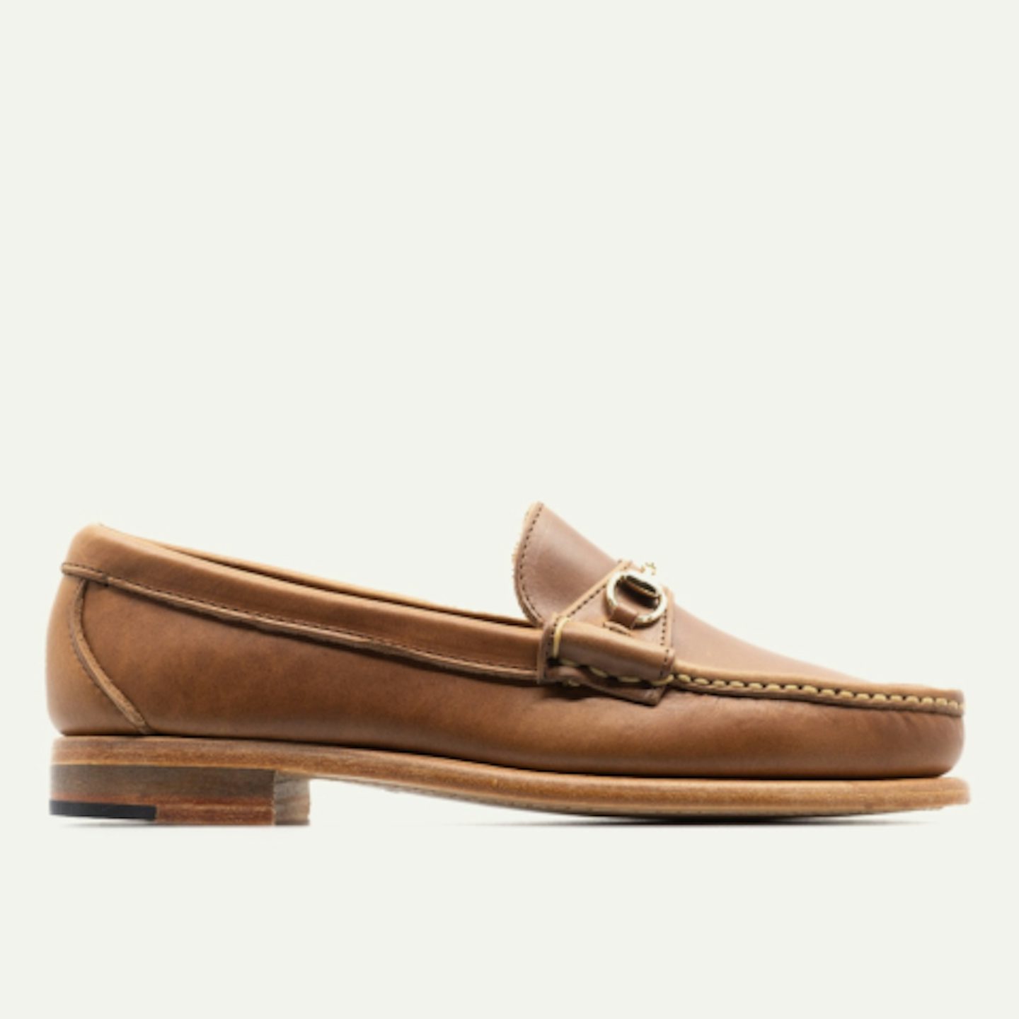 Bit Loafer - Natural Chromexcel, Leather Sole with Dovetail