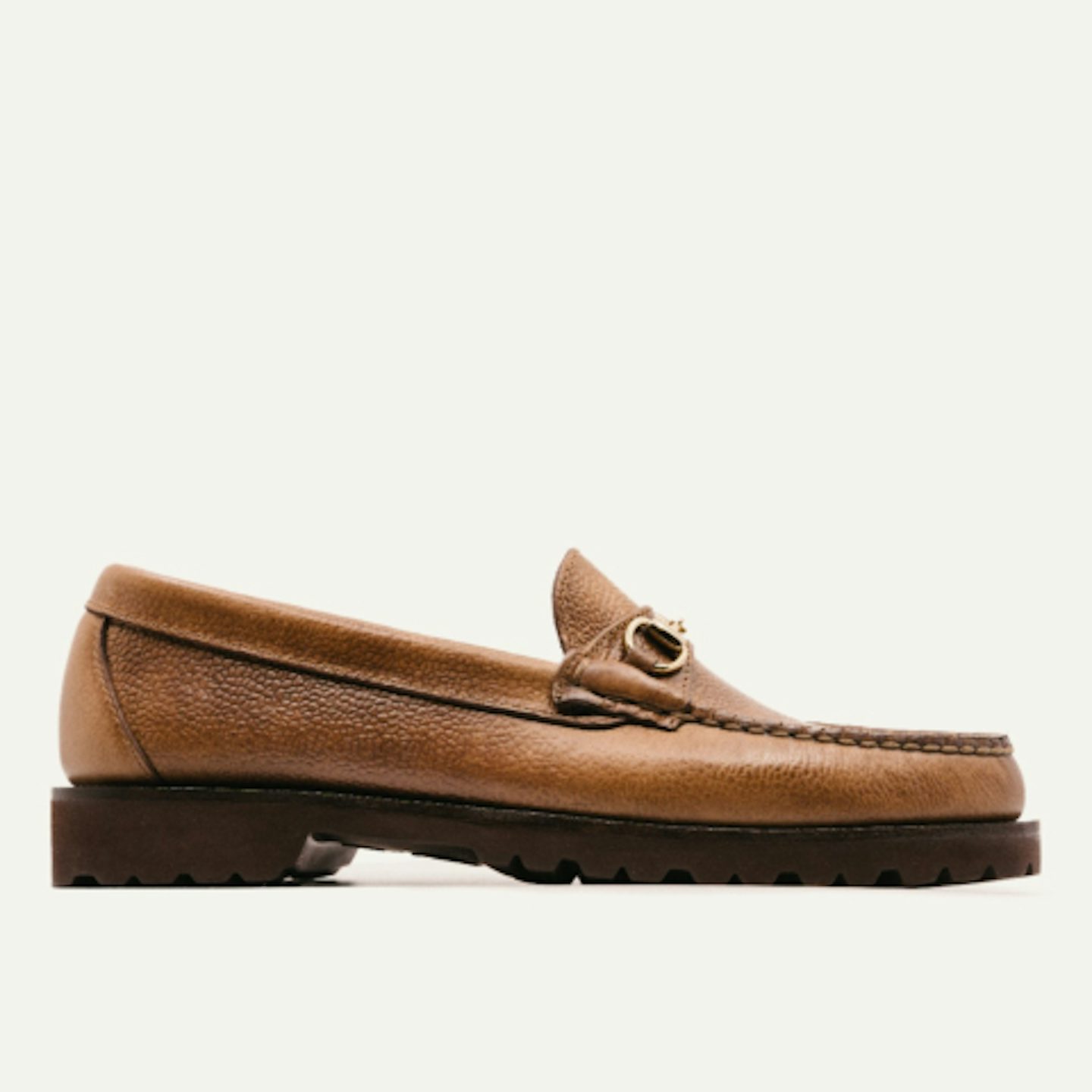 Lug Bit Moc - Horween Black Scotch Grain Chromexcel, Vibram 1757