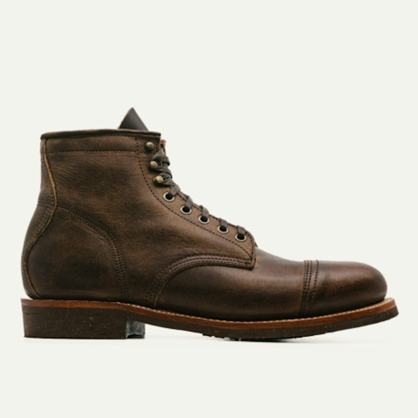 Mill Boot - Seidel Tobacco Stampede Roughout, Vibram 430 Mini-Lug