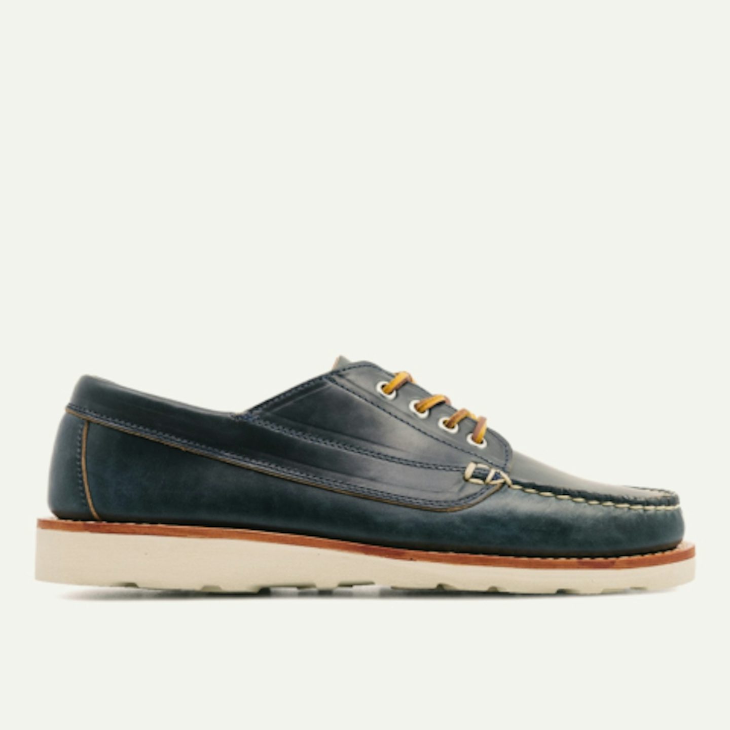 Trail Oxford - Navy Chromexcel, Vibram Christy Sole - Made in USA