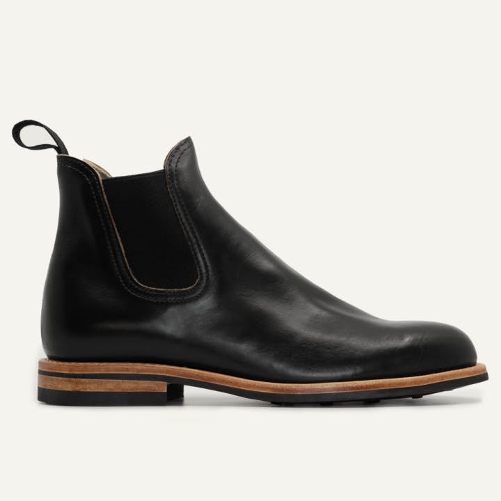 Dress Belt Black Chromexcel Made in USA Oak Street Bootmakers