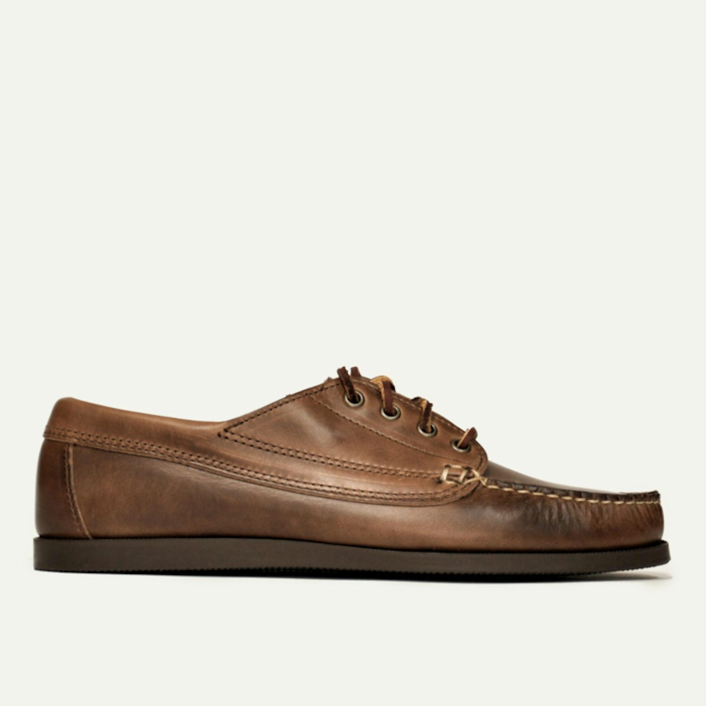 Trail Oxford - Natural Chromexcel - Camp Sole - Made in U.S.A. by Oak Street Bootmakers - View 1