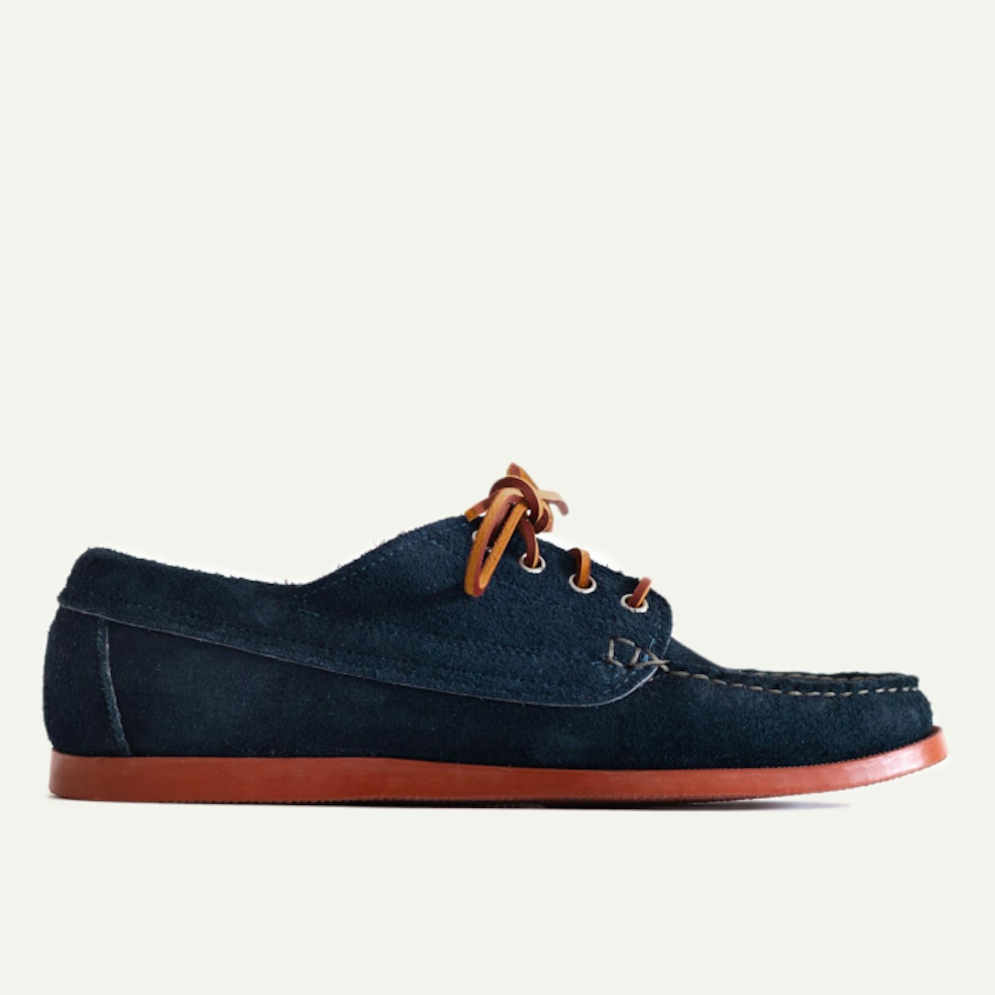 Trail Oxford - Navy Orion Suede - Camp Sole - Made in U.S.A. by Oak Street Bootmakers - View 1