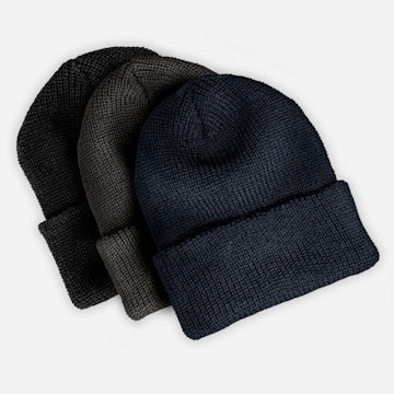 1975 NATO Watch Caps - Merino Wool Knit Bundle