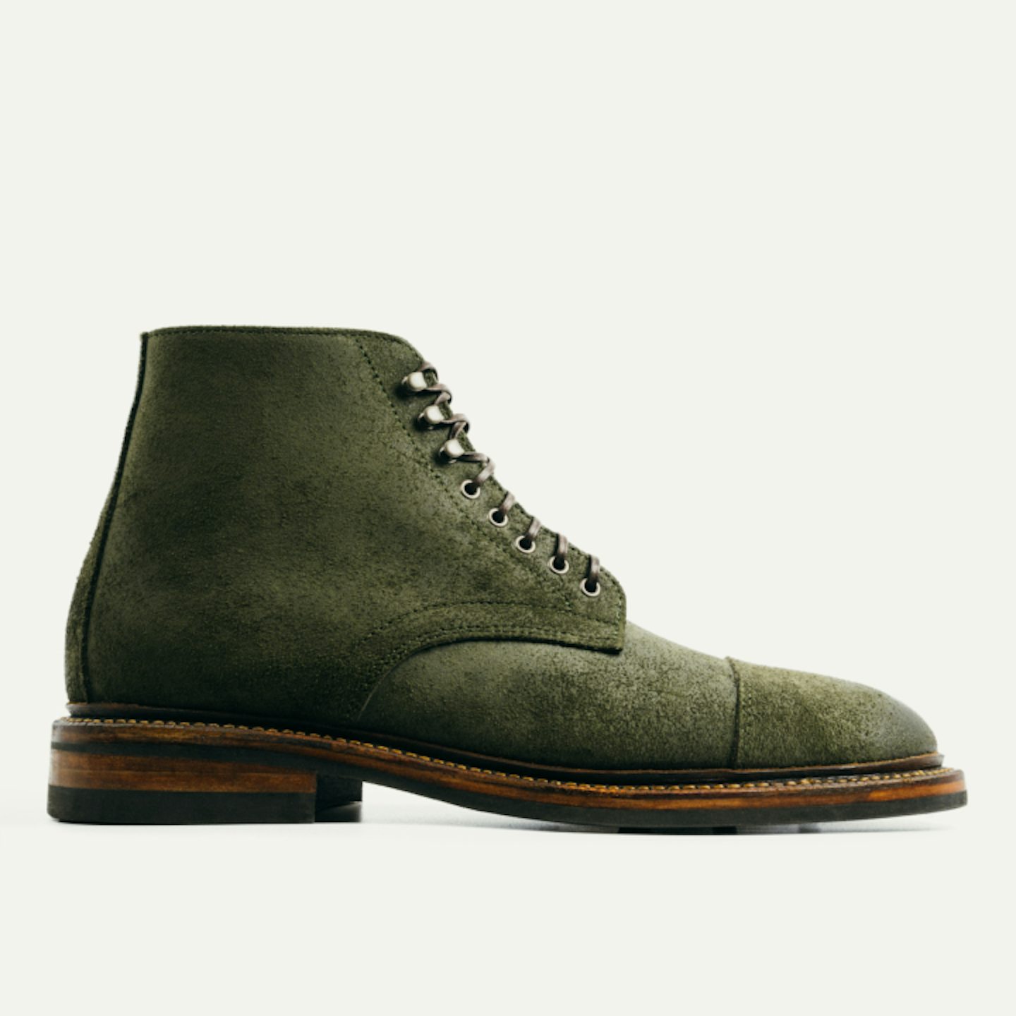Trench Chukka - Horween Huntsman Waxy Chamois Reverse, Dainite