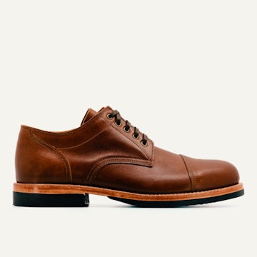 Cap-Toe Trench Oxford - Whisky Classic Calf