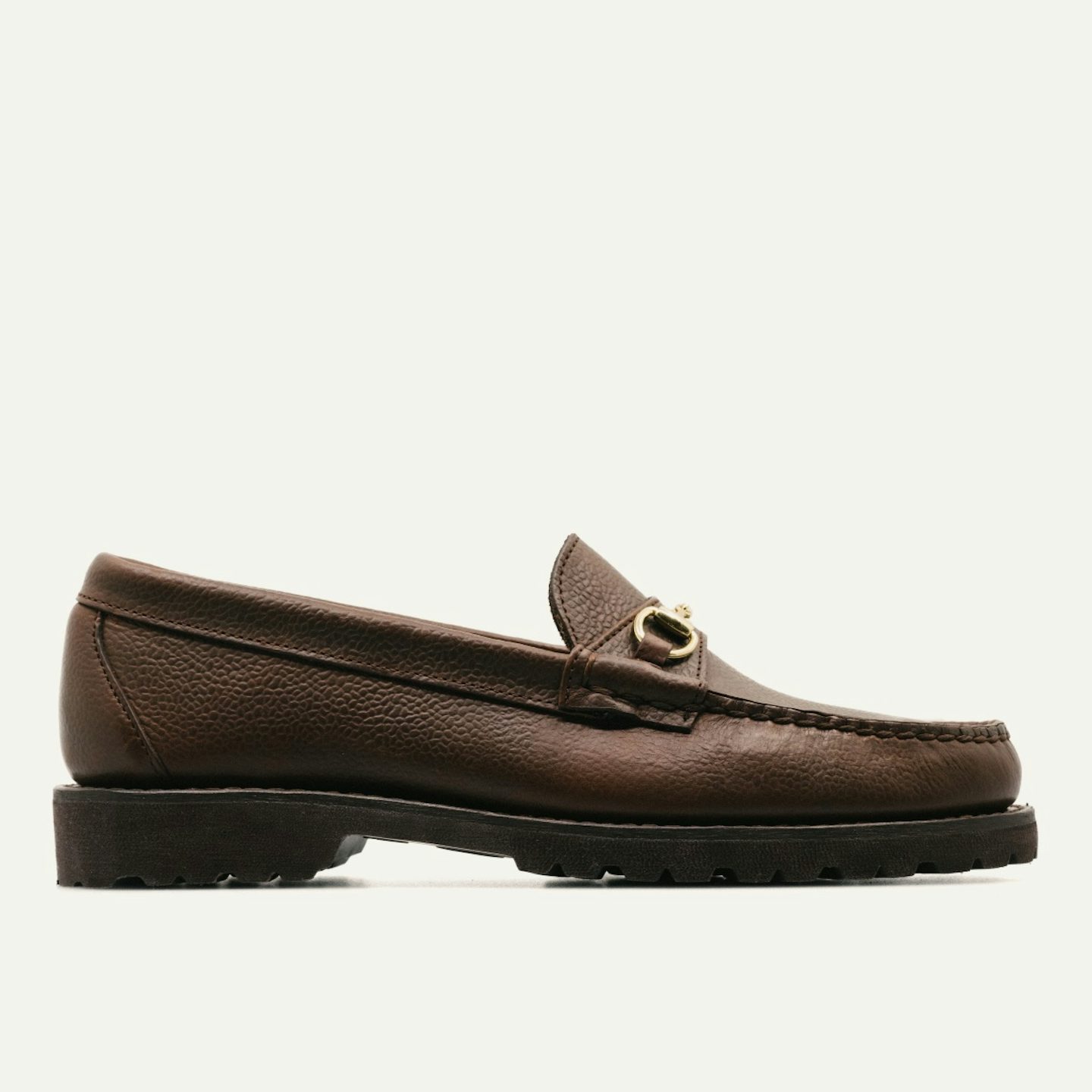 Lug Bit Moc - Horween Brown Scotch Grain Chromexcel, Oak Street Bootmakers, $368
