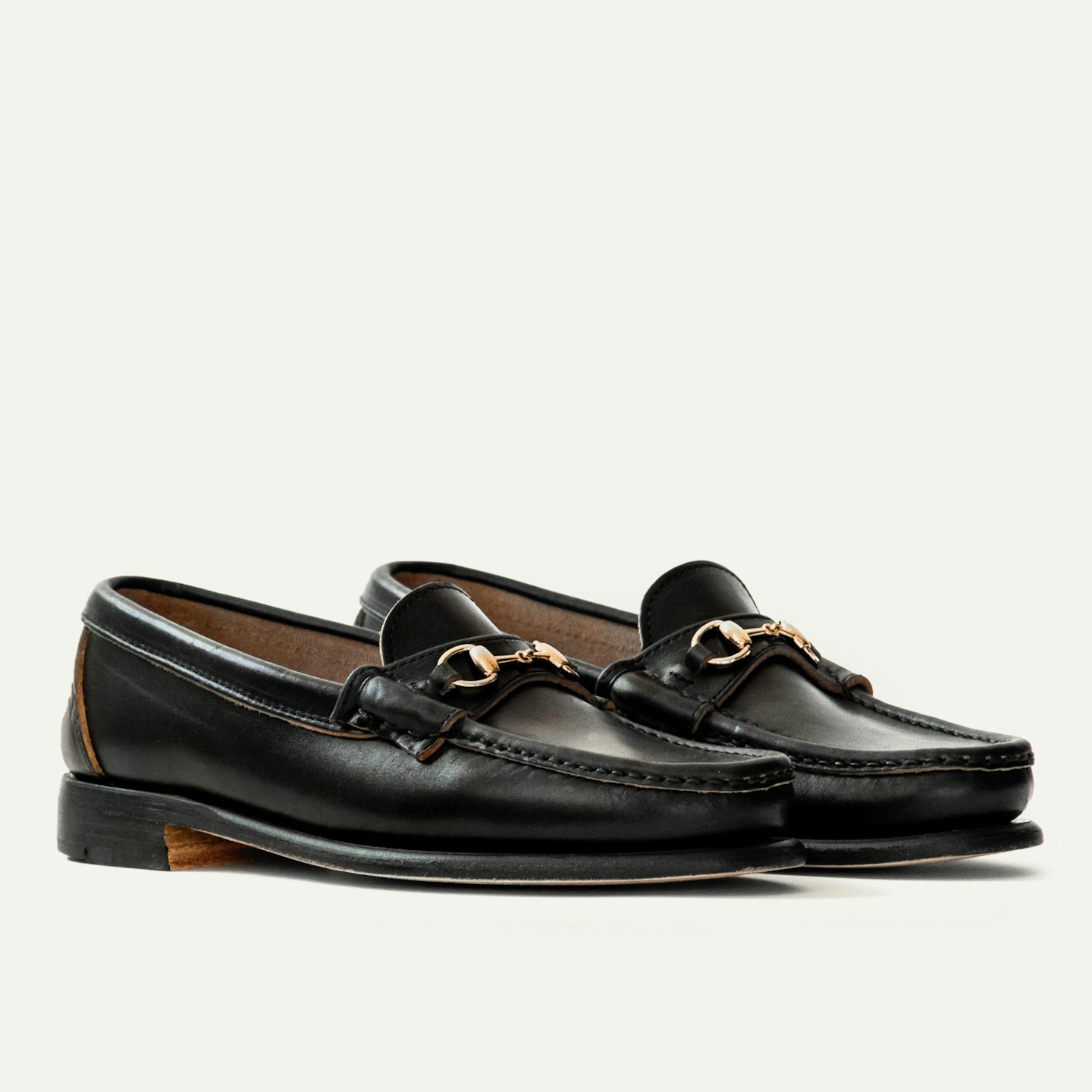 Bit Loafer - Black Chromexcel, Leather Sole with Dovetail