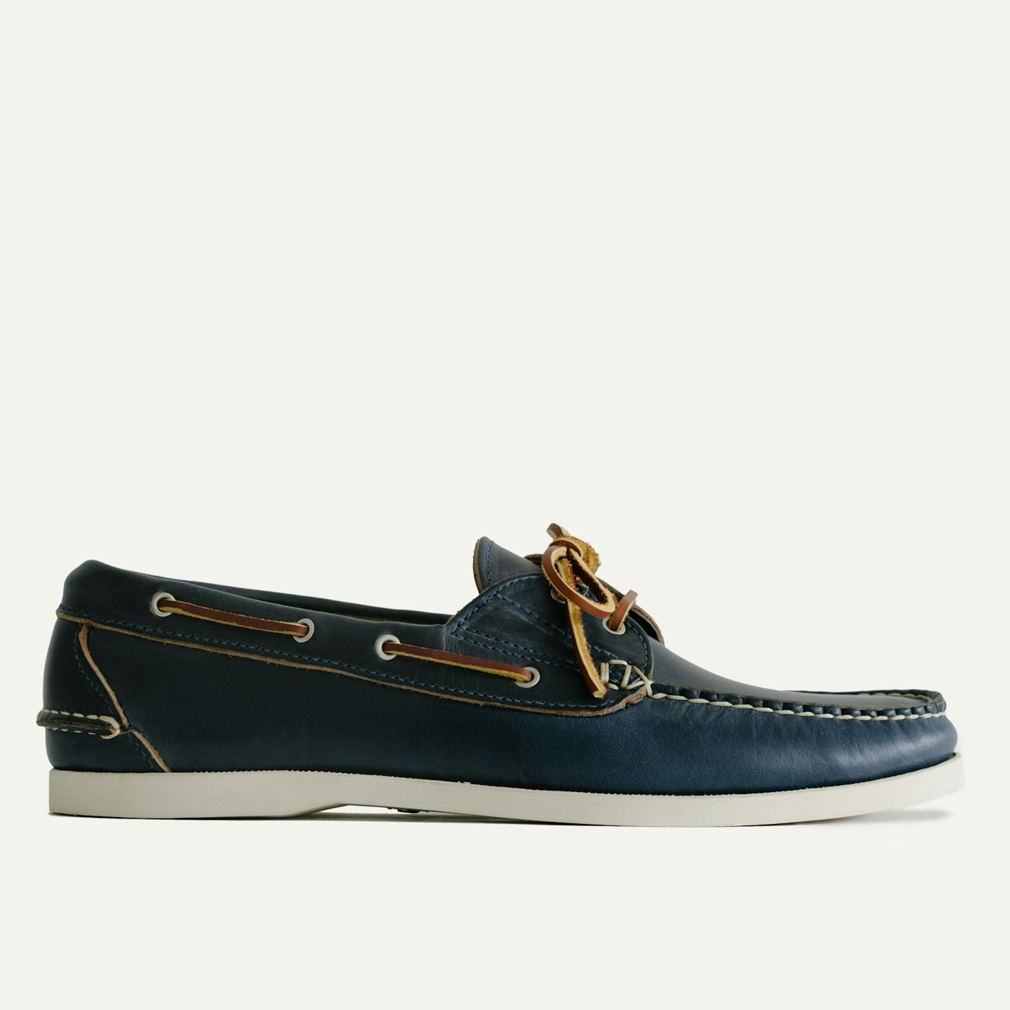 ægtemand At Menda City Boat Shoe - Navy Chromexcel, Deck Sole - Made in USA | Oak Street Bootmakers