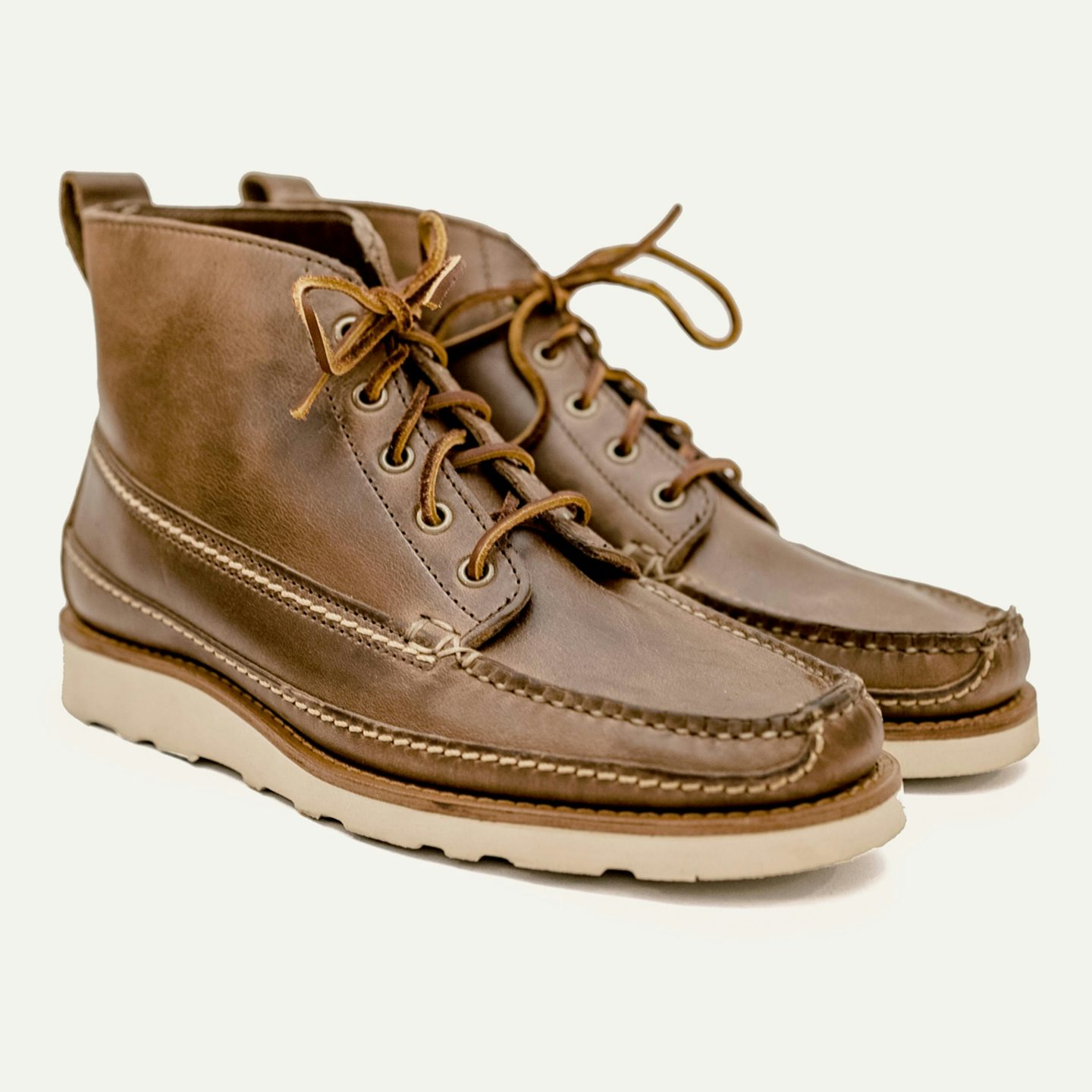 Camp Boot - Natural Chromexcel, Vibram Christy Sole - Made in USA